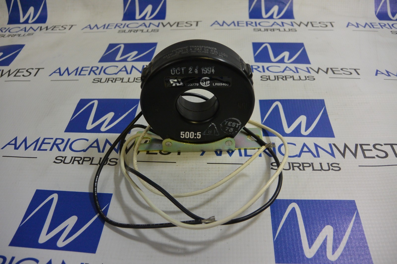 Instrument Transformers 58 RBL-501 500:5A 50-400Hz 600V
