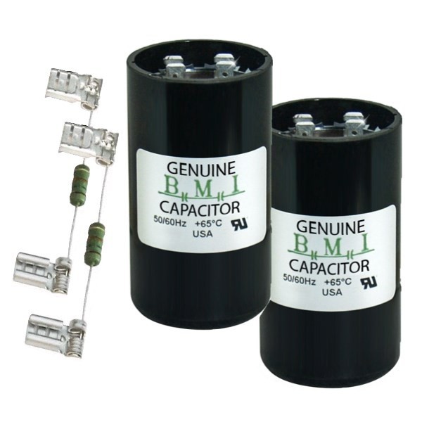 590-708 uf/MFD 110-125 VAC volts USA BMI Start Capacitor with Resistor – Lot-2