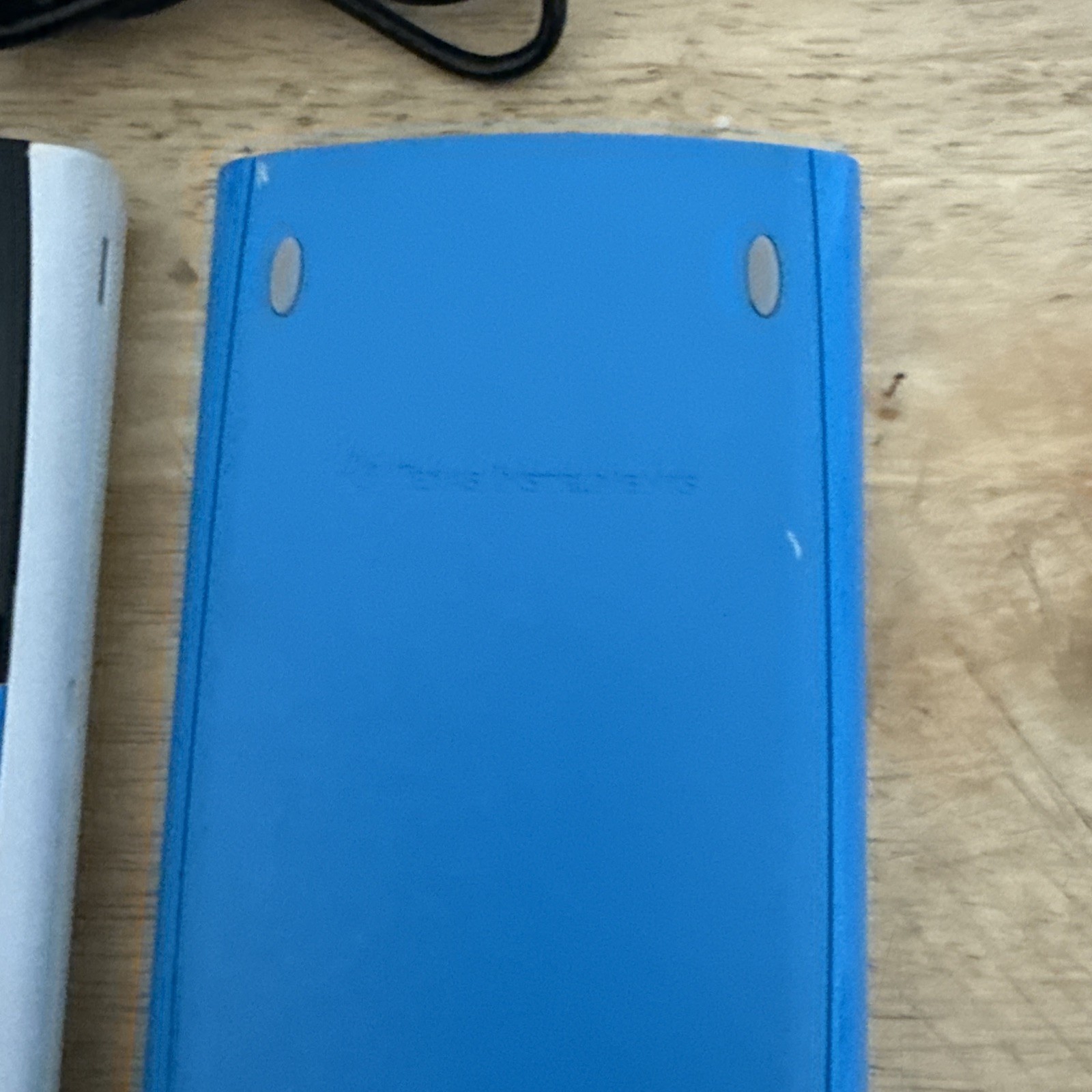 TI-84 Plus C Silver Edition Texas Instruments Calculator Blue With Cover Working
