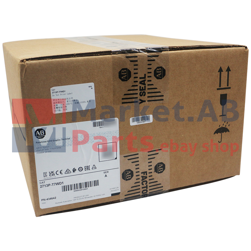 NEW Allen Bradley 2713P-T7WD1 PanelView 5310 Graphic Terminal