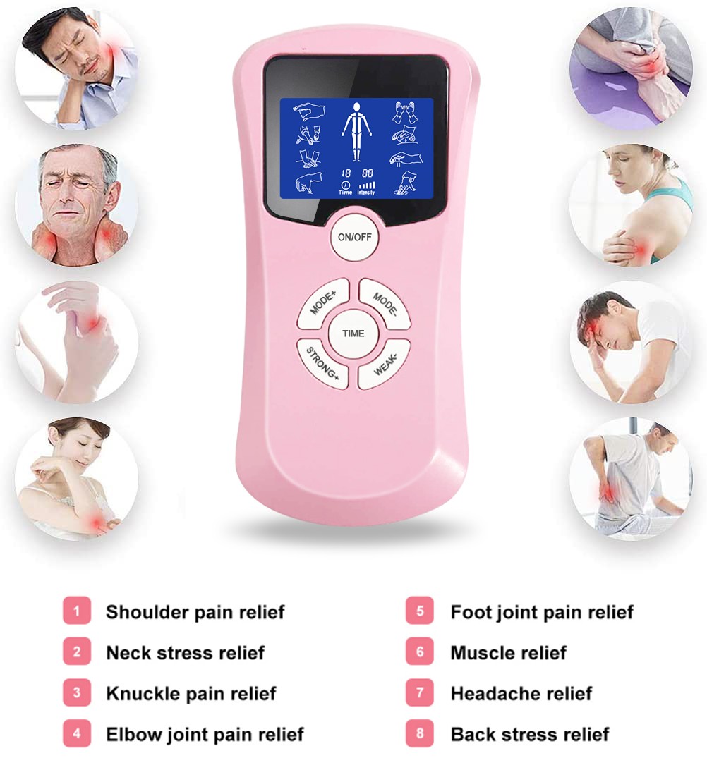 OSITO Dual Channel TENS EMS Unit Muscle Stimulator Machine for Sciatica, Chronic