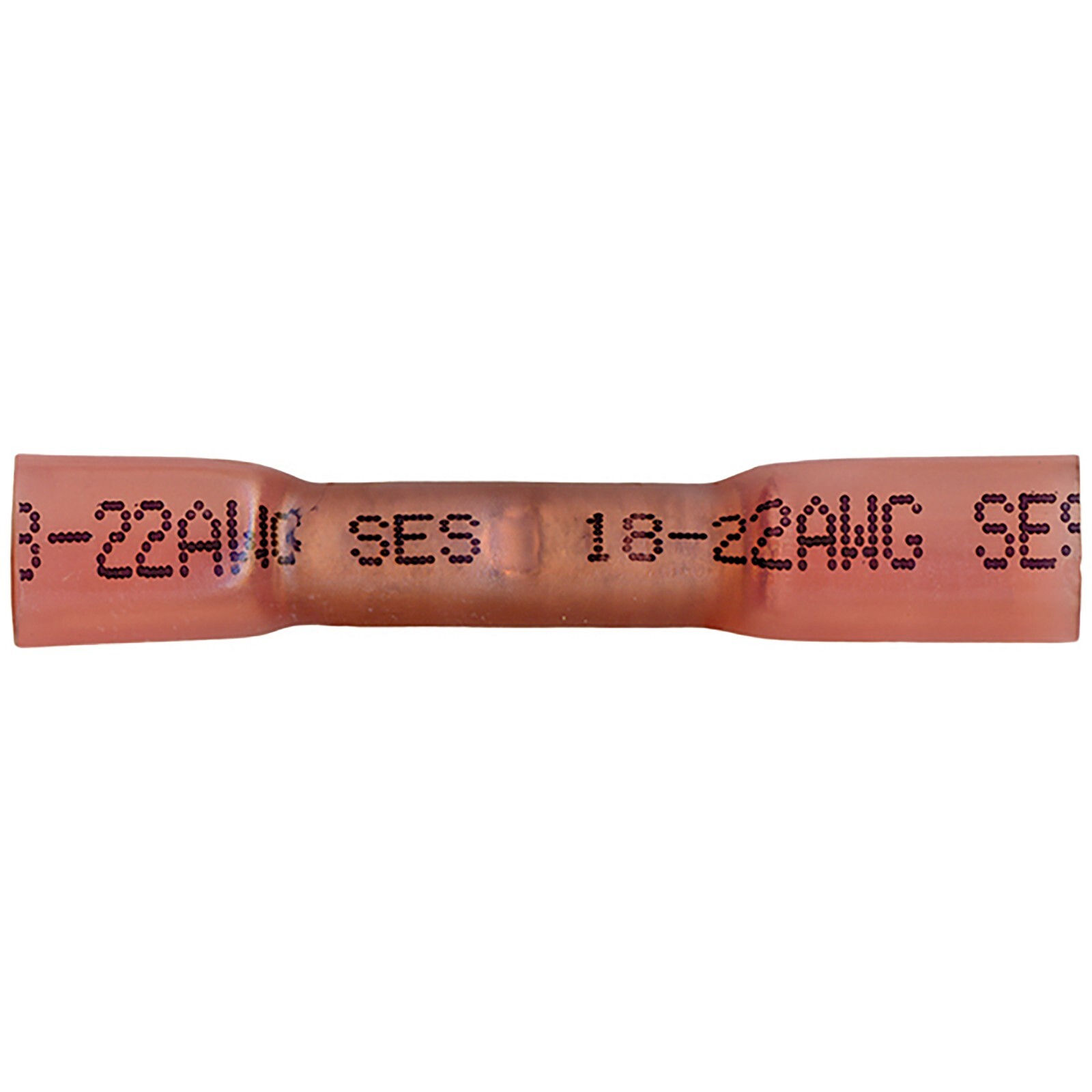 (10) Heat Shrink Crimp Red 22-18 AWG Butt Splice Connector Wire Terminal – USA