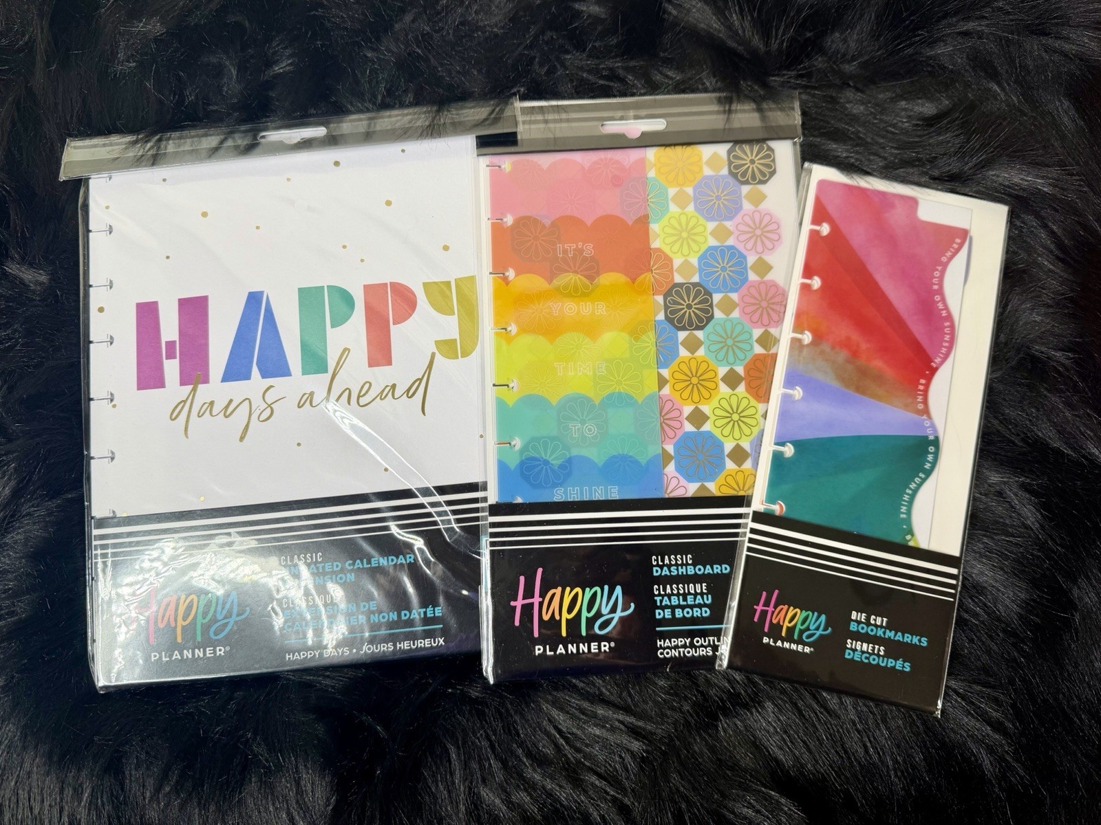 The Happy Planner Classic Happy Days Ahead Undated Calendar Extension Set