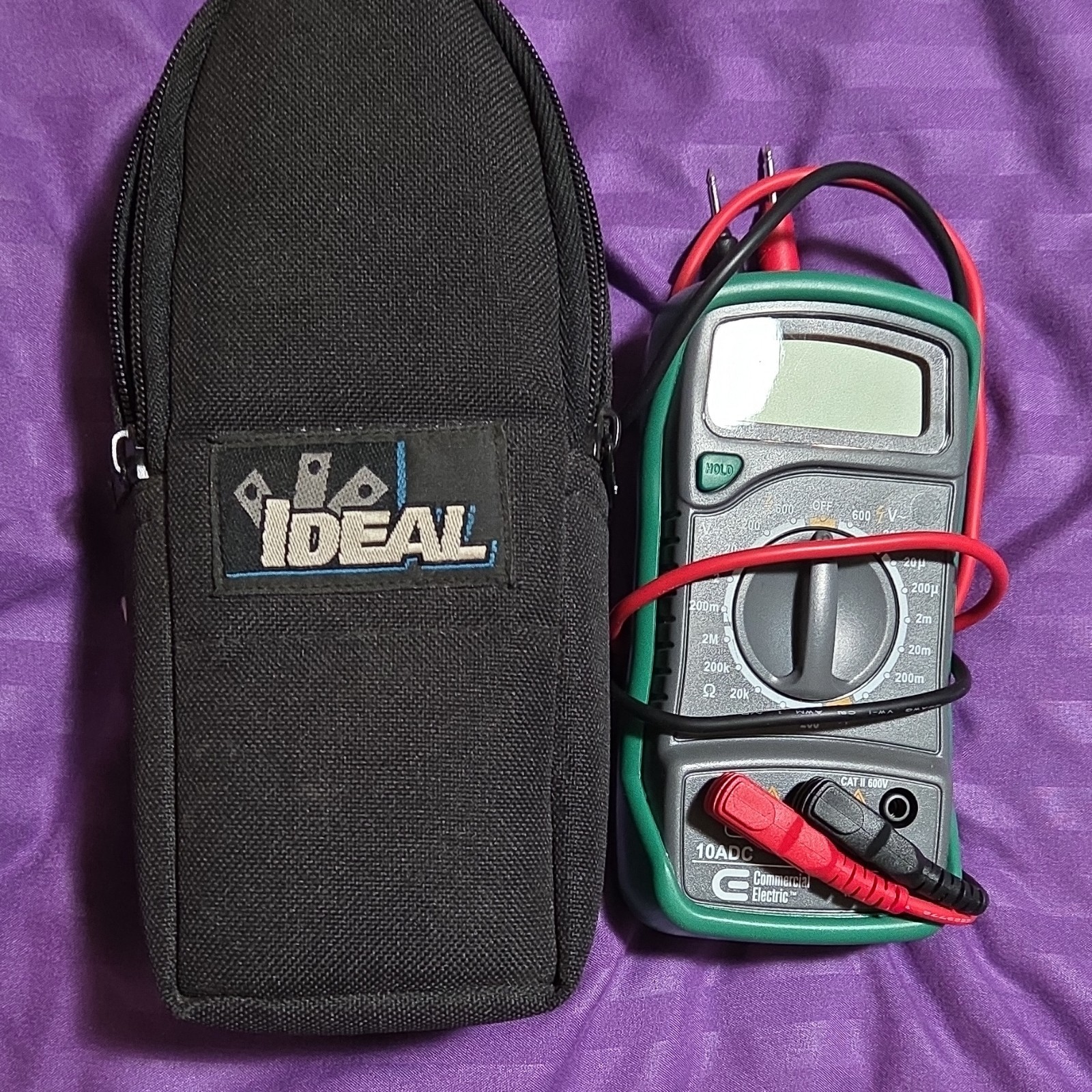 Commercial Electric 600V True RMS Auto Ranging Digital Multimeter W/ Temp