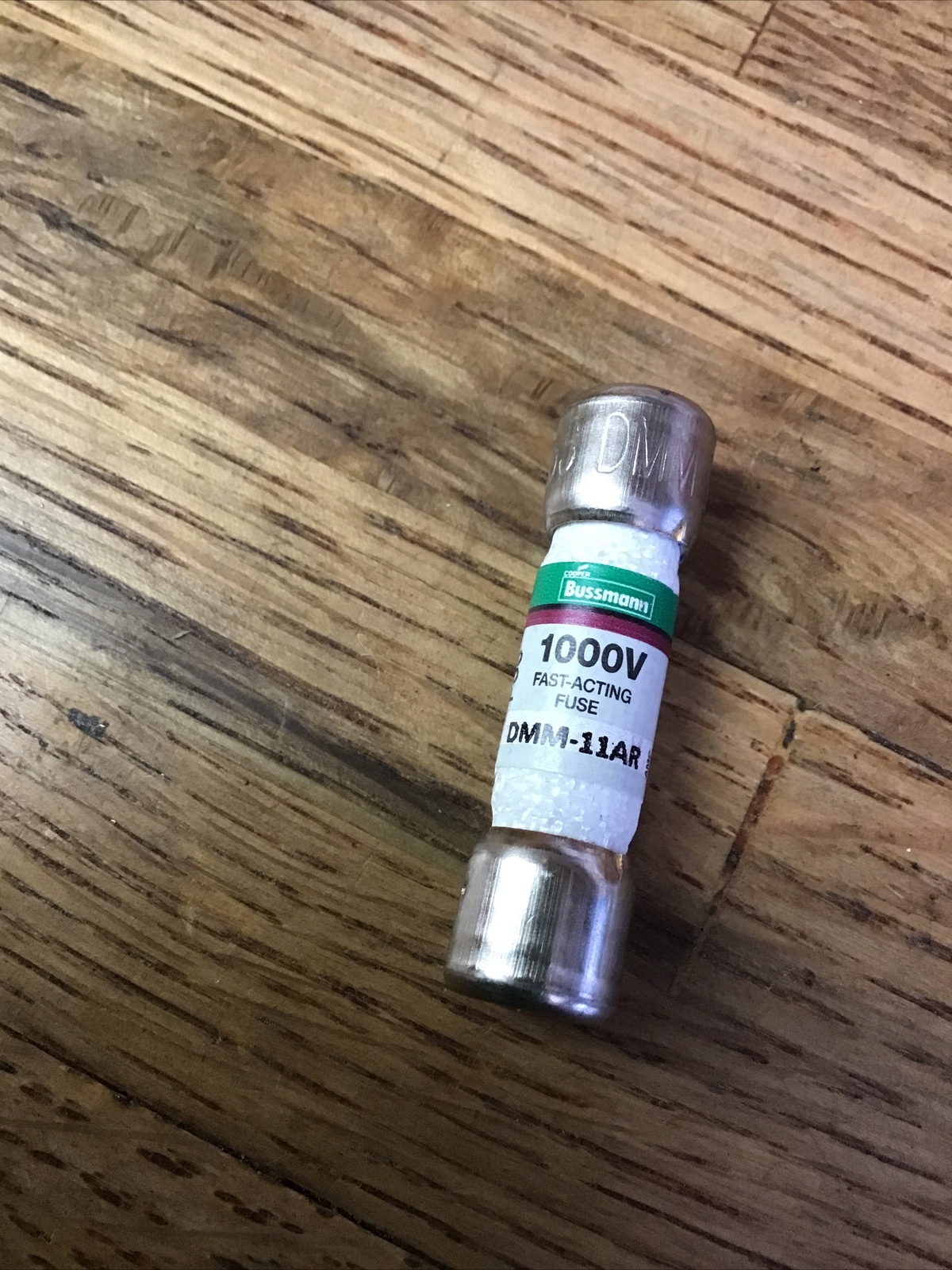 Lot Of 1 New COOPER BUSSMANN DMM-11AR DMM-11AR FAST ACTING FUSE 1000 VAC/DC