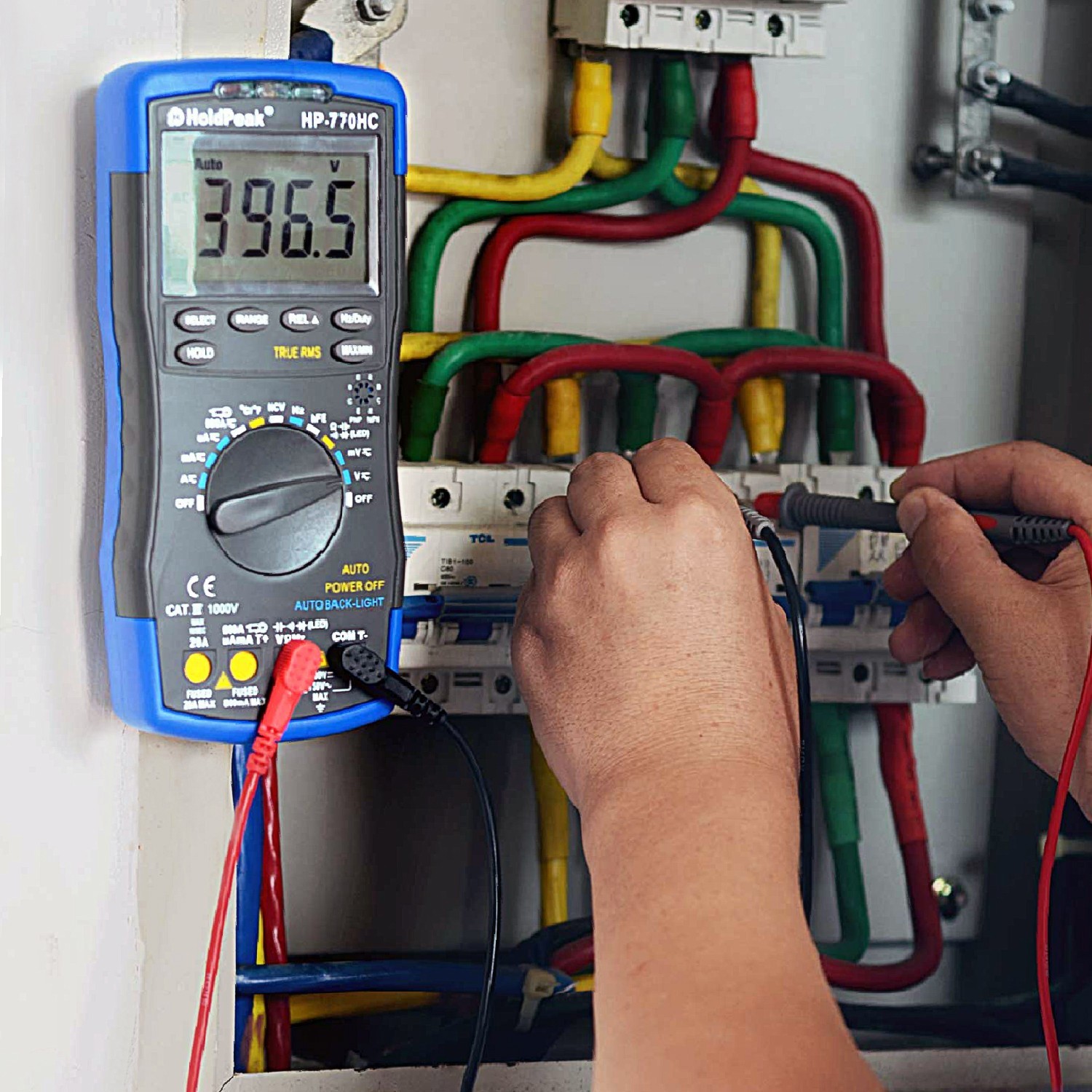 Digital Multimeter True RMS NCV Auto Range Fehlbedienungssperre 6000 Counts