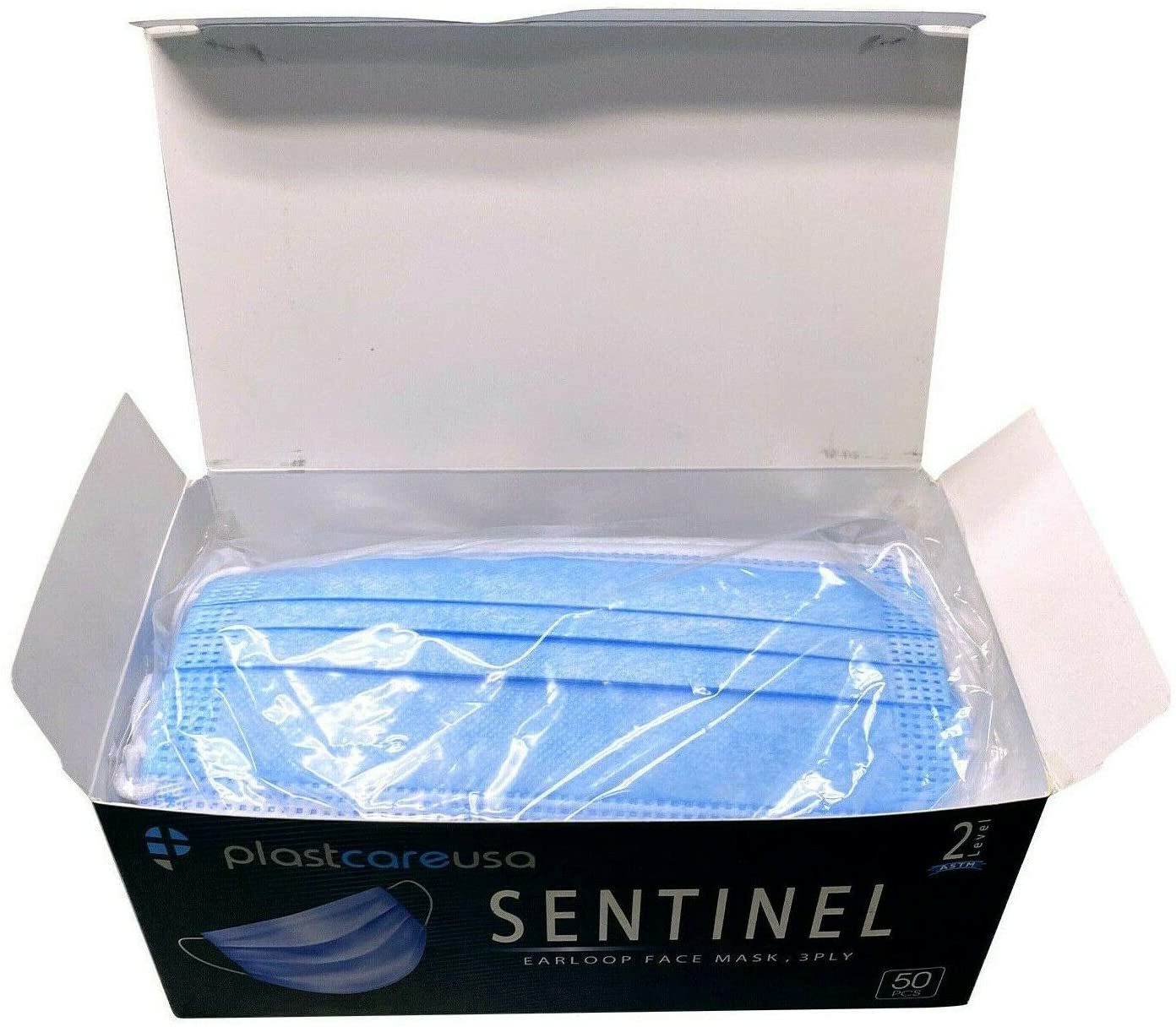 ASTM Ear Loop Disposable Medical Face Masks (Choose Your Qty, Color & Level)