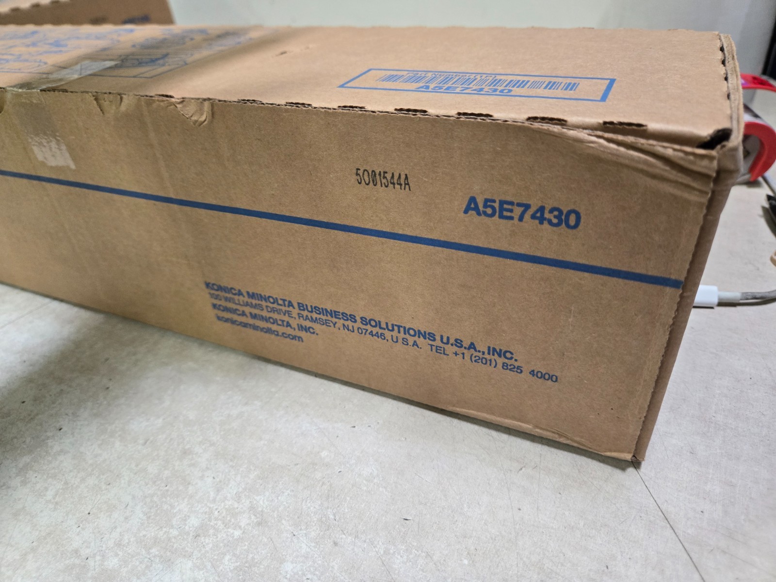 SEALED Konica Minolta TN-622C A5E7430 Cyan Toner Cartridge, Bizhub Press C1100