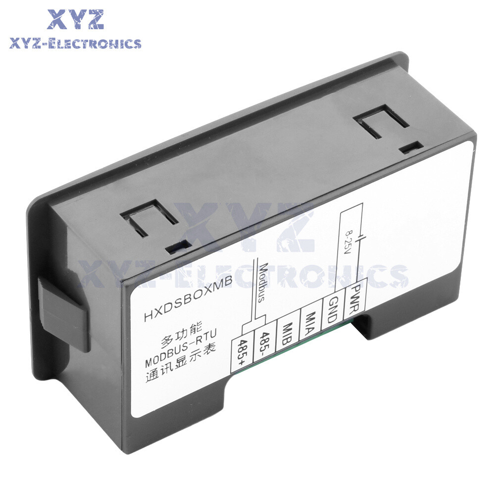 MODBUS-RTU Communication Display Meter RS485 Master-Slave-Monitored DC 8-25V