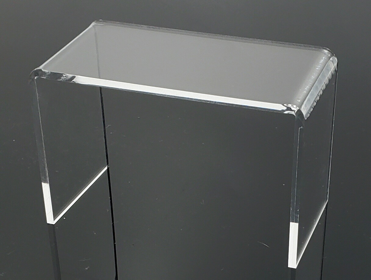 T’z Tagz Any 4-Inch-Deep Clear Acrylic Riser Display Stand New 2 Pack Variation
