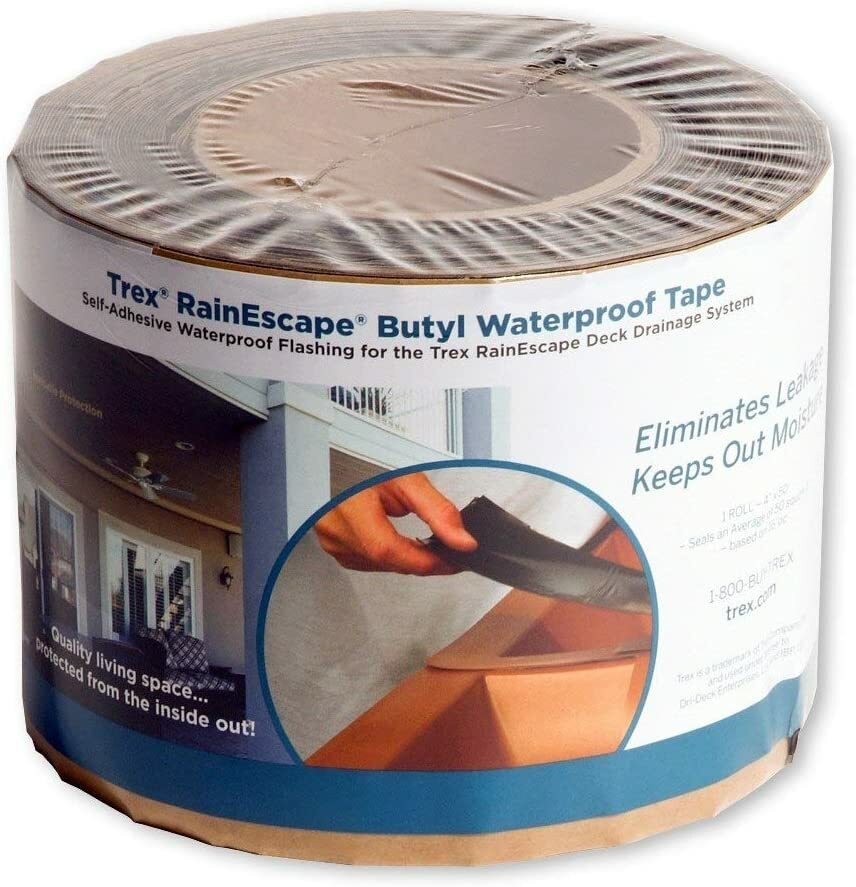 Trex RainEscape Butyl Tape 4″ x 50′