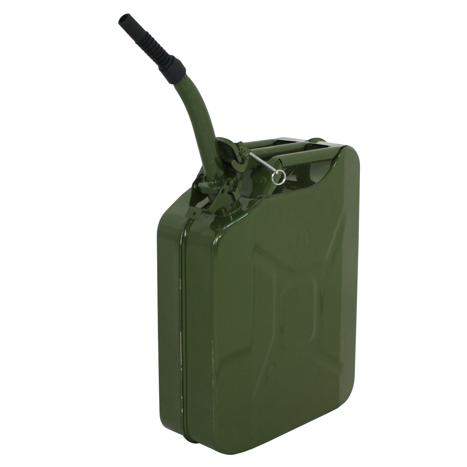 5Gallon 20L 2PCS Jerry Can Metal Steel Tank Military Style Storage Gas Can Green