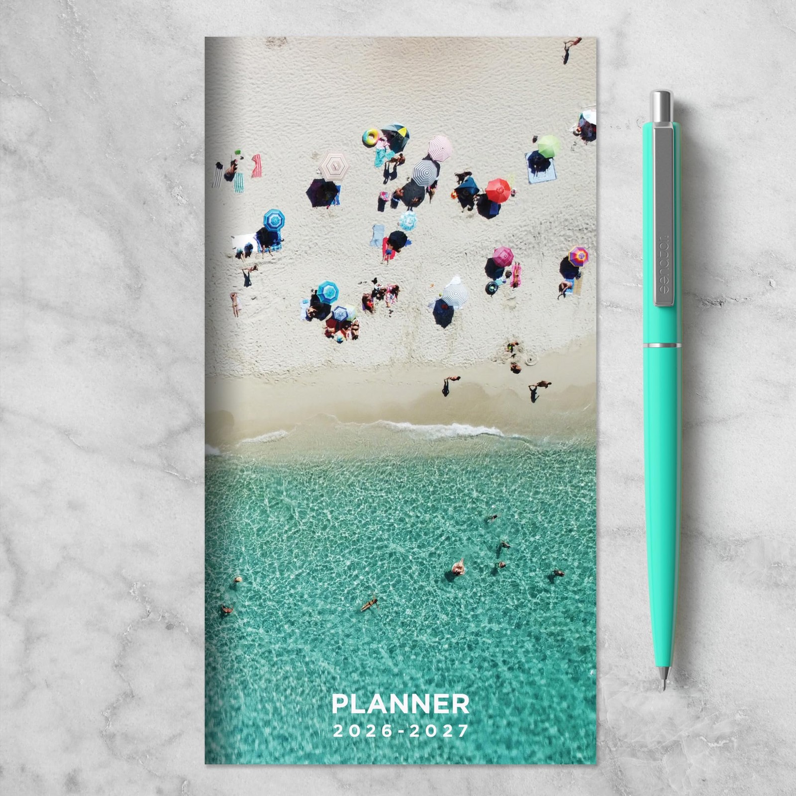2026-2027 Beaches Small Monthly Pocket Planner – 2-Year Pocket Calendar with …