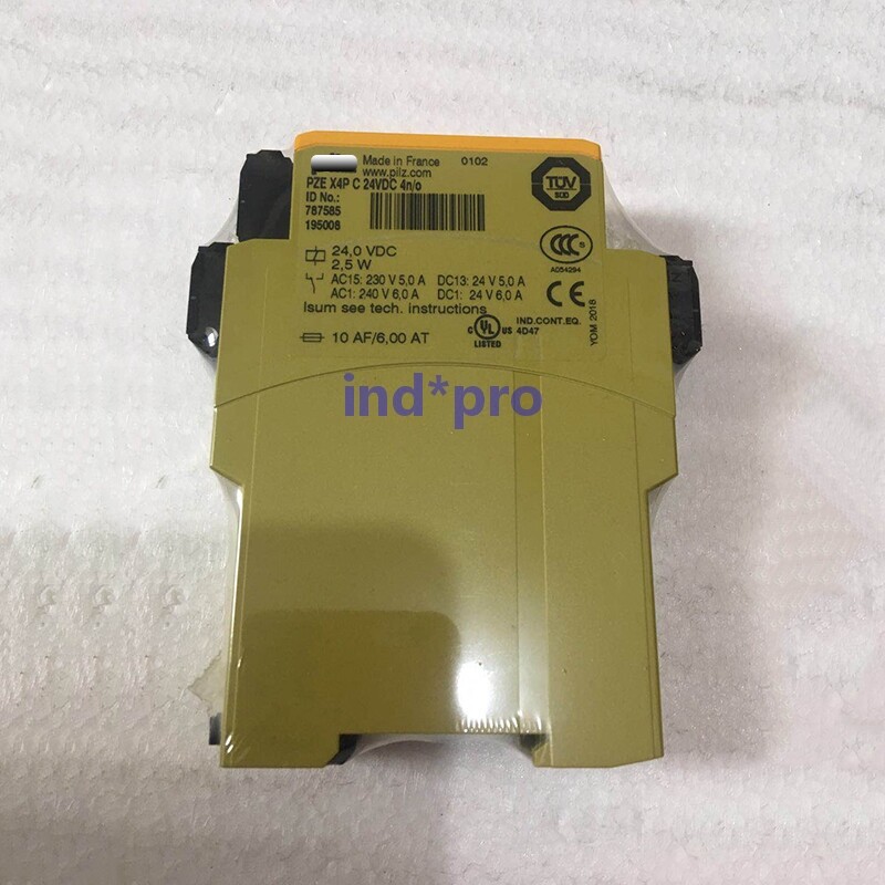 1PCS New PZE X4P C 24VDC 4n/o Safety Relay 787585