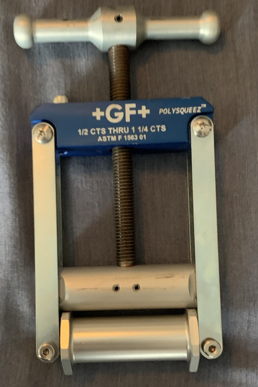 George Fischer Poly Squeeze Tool 1/2 CTS Thru 1 1/4
