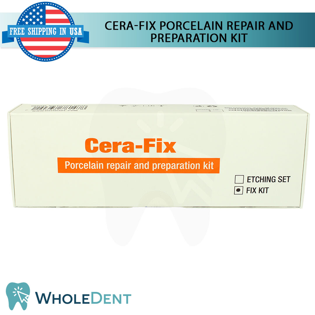Cera-Fix Porcelain Repair And Preparation Large Kit Dental Material Etching Gel