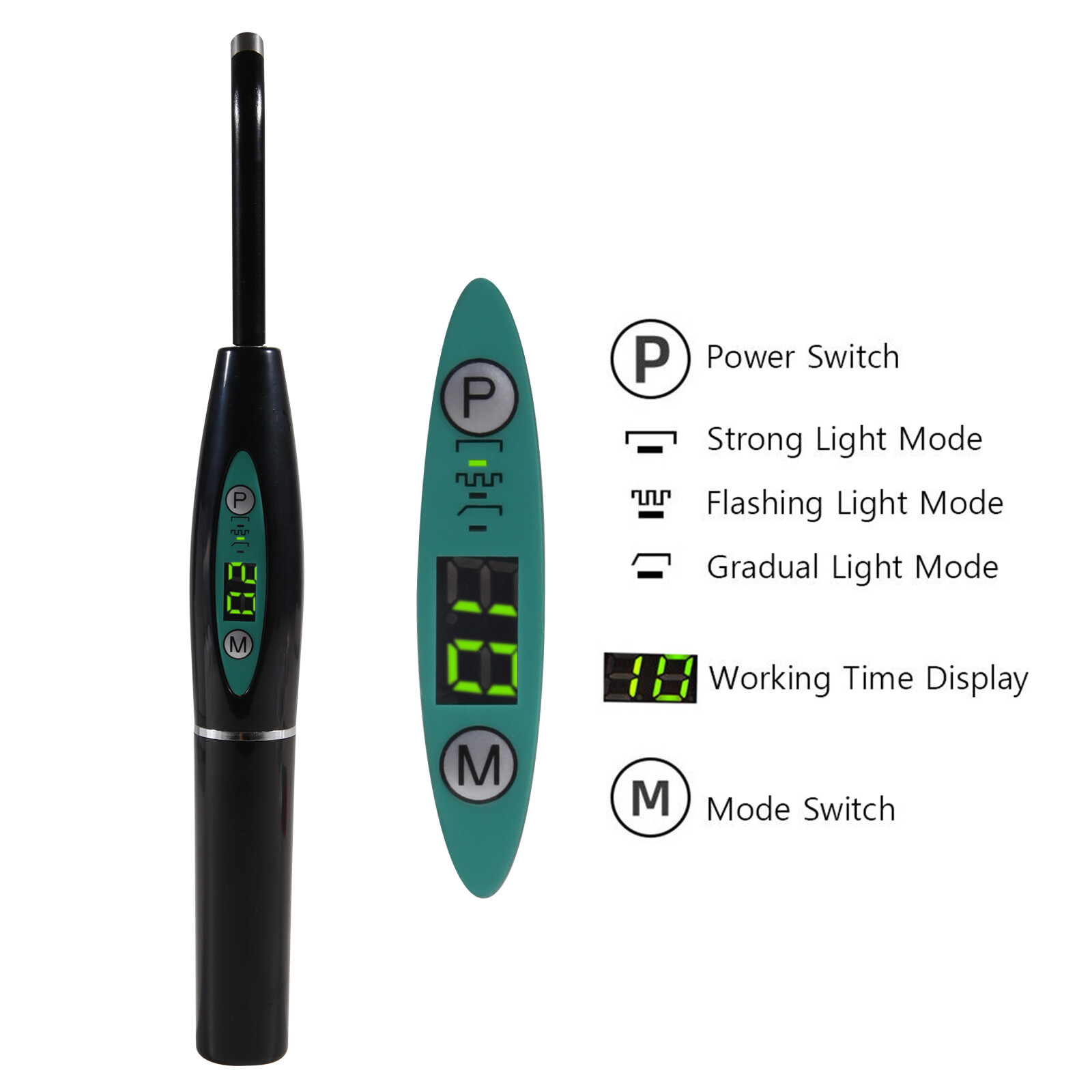 New UV Dental Wireless LED Curing Light Cure Lamp Curing Machine LA