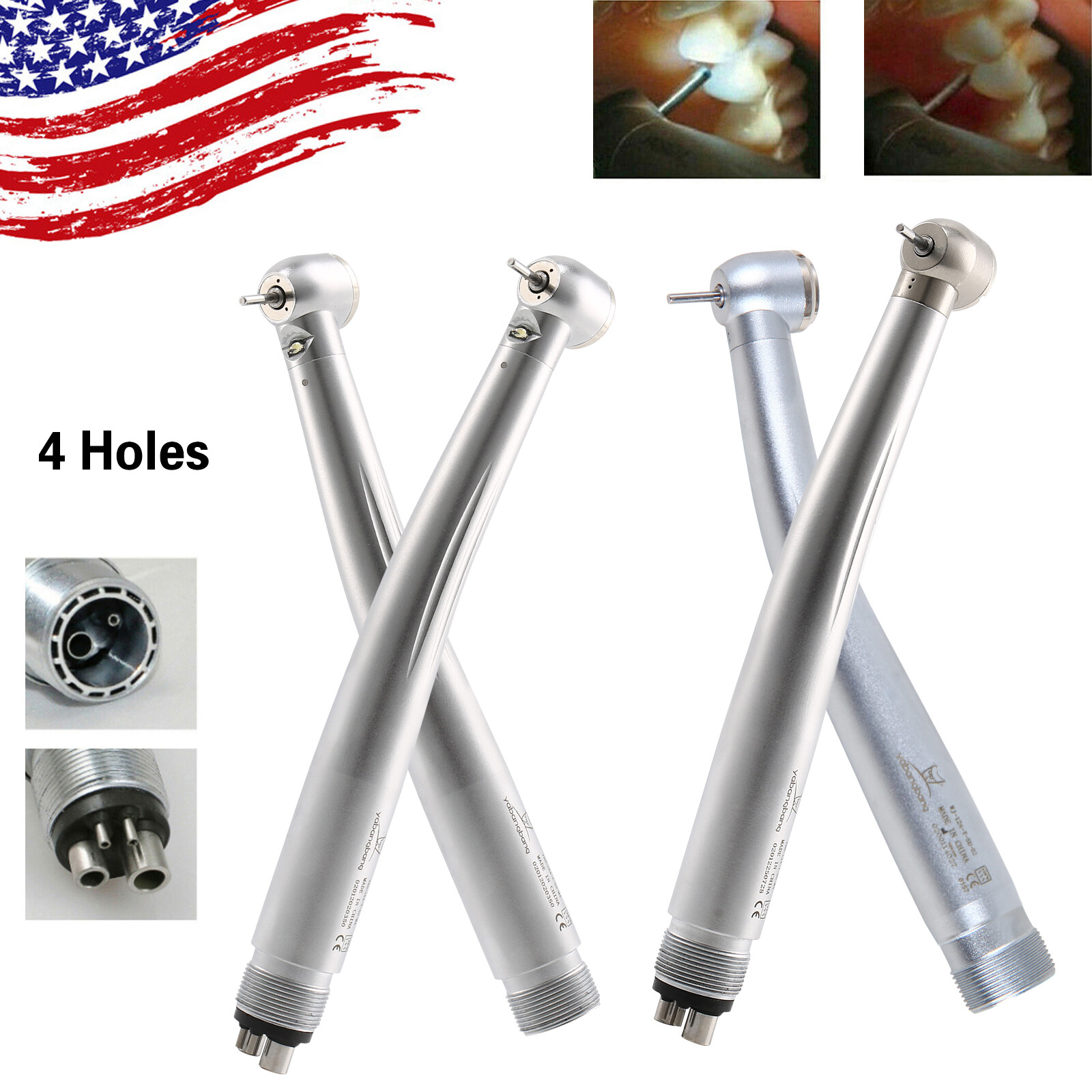 NSK Pana Max Style Dental (LED) High Speed Turbine Handpiece Push Button 2/4Hole