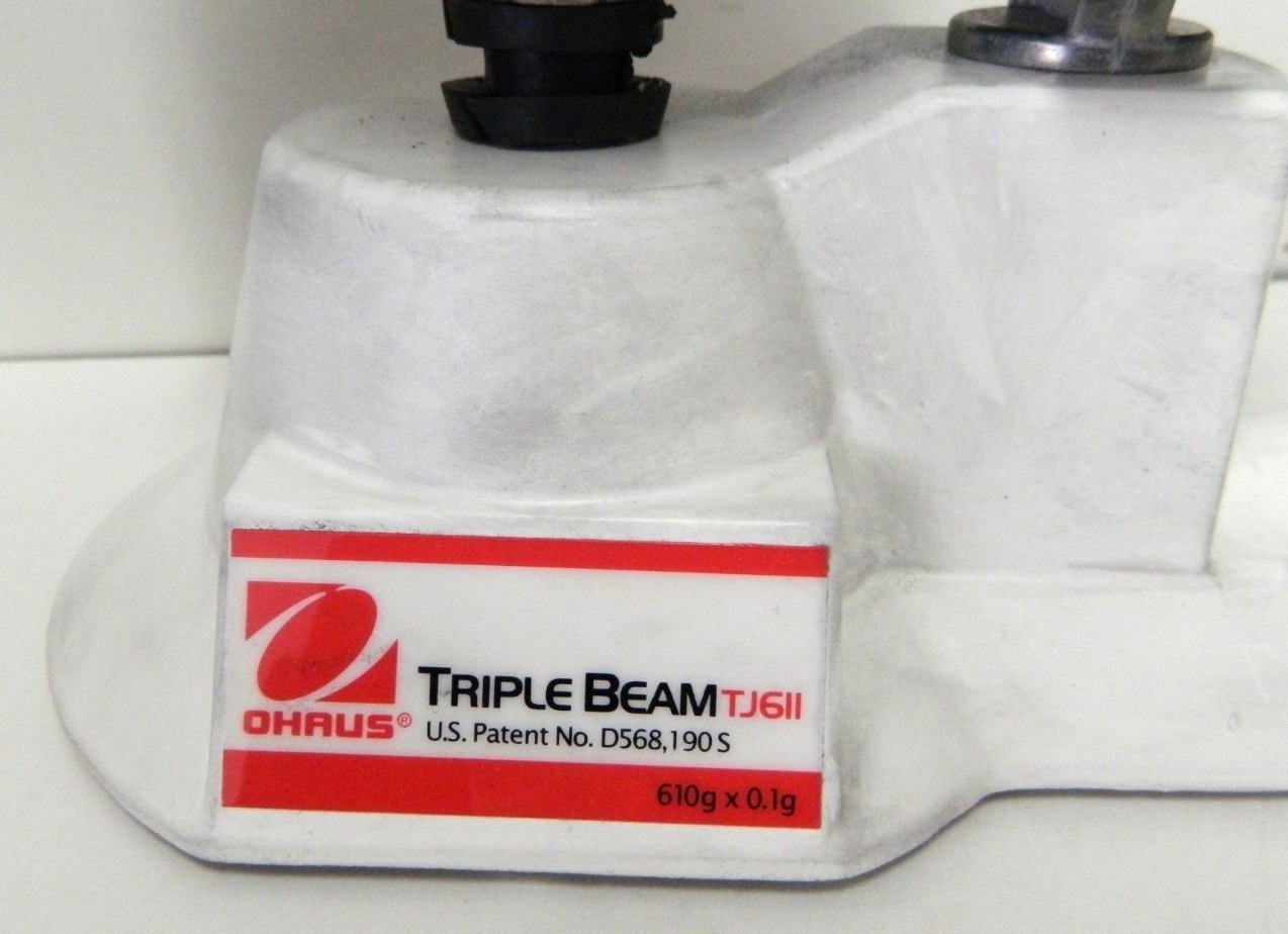 Ohaus Triple Beam Junior TJ611 Mechanical Balance 610g x 0.1g