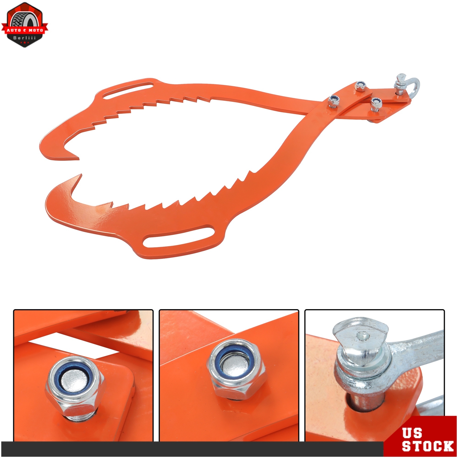 2 Claw Timber Log Lifting Tongs 18″ 28″ 30″ 32″ Heavy Duty Claw Hook