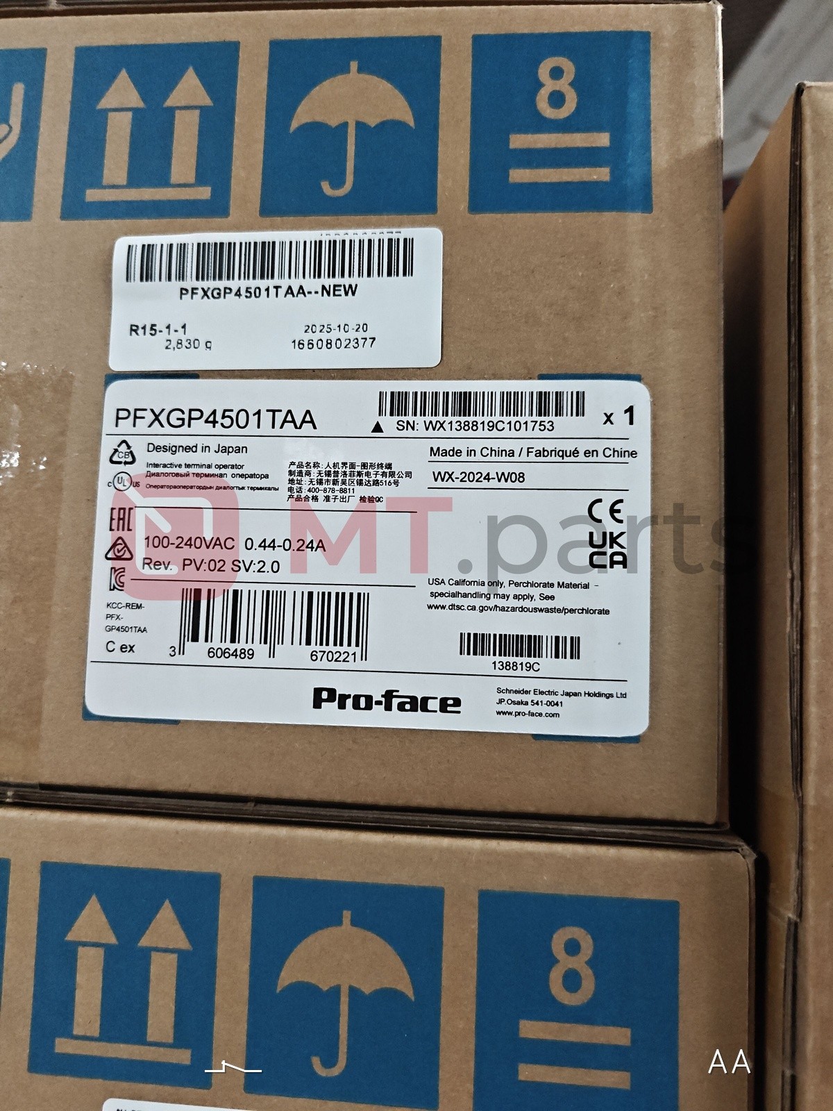 Surplus 1× Pro-Face PFXGP4501TAA Refurbished in box US Seller