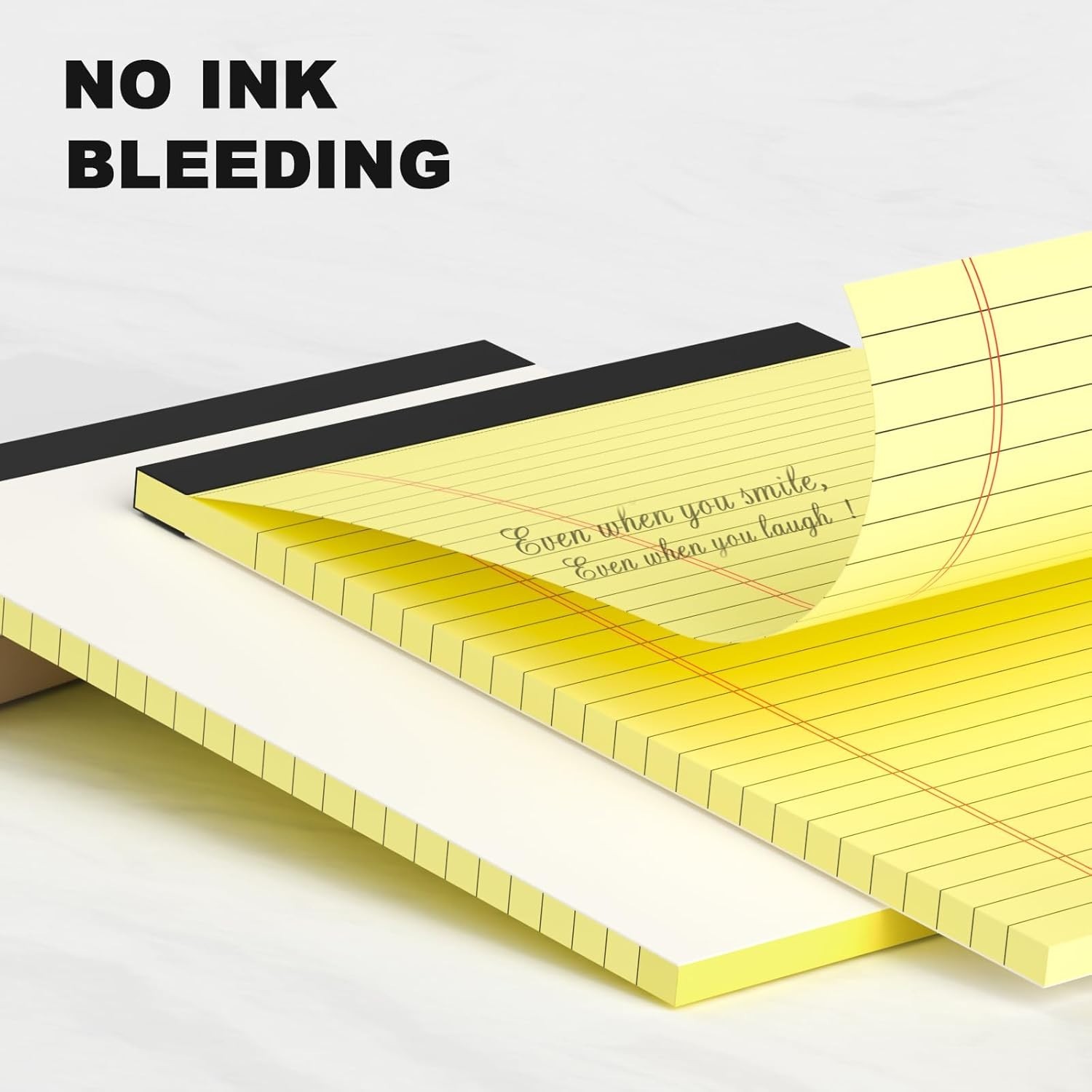 Versatile Yellow 5×8 Notepads – 6 College Ruled Pads for Everyday Use