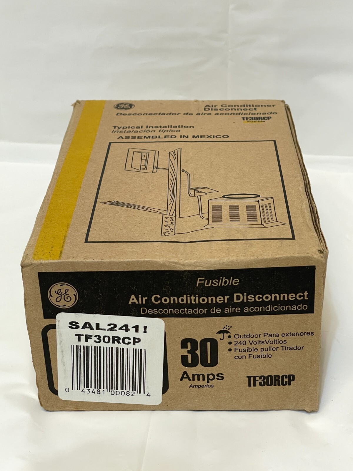 GE Energy Industrial Fusible Air Conditioner Disconnect 30 AMPS