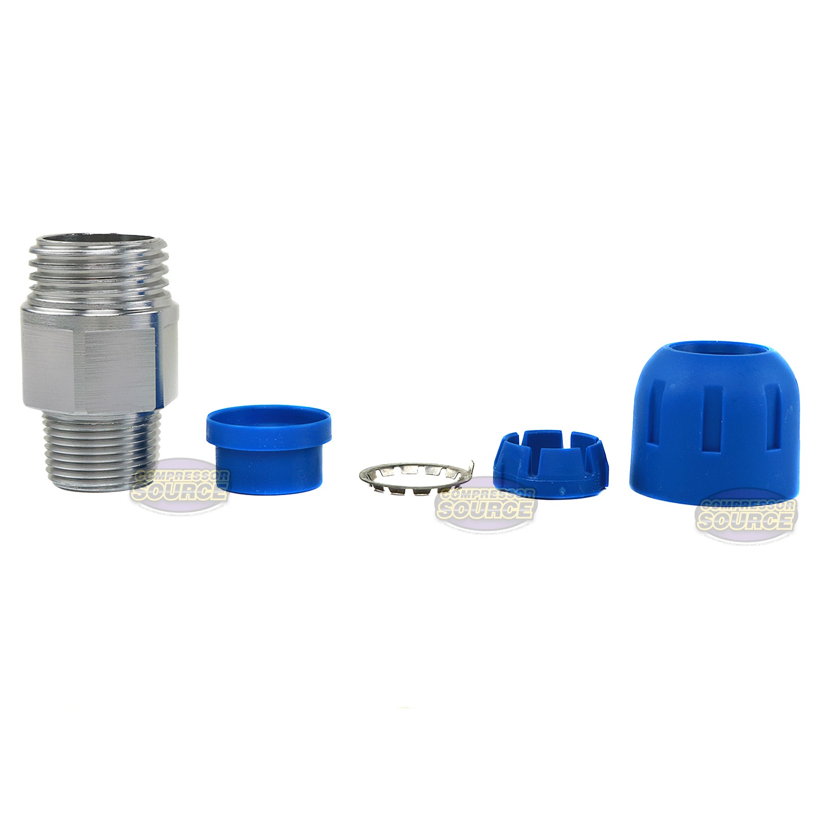 3/4″ x 3/4″ Rapid Air FastPipe MNPT Adapter F1118 Compressed Air Piping Piece