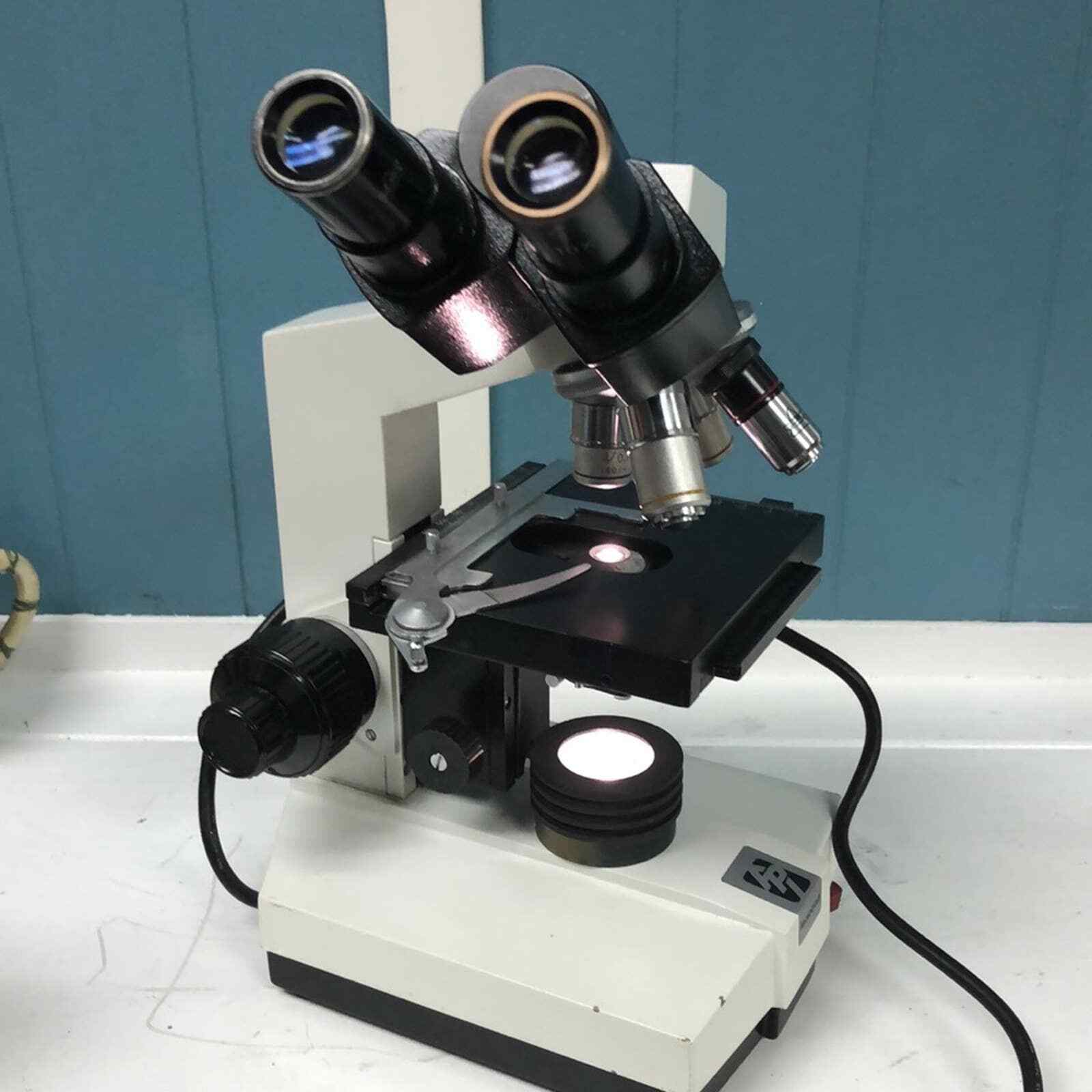 Amerel API MicroGold MICROSCOPE 4X 10X 40X & 100x OBJECTIVES professional