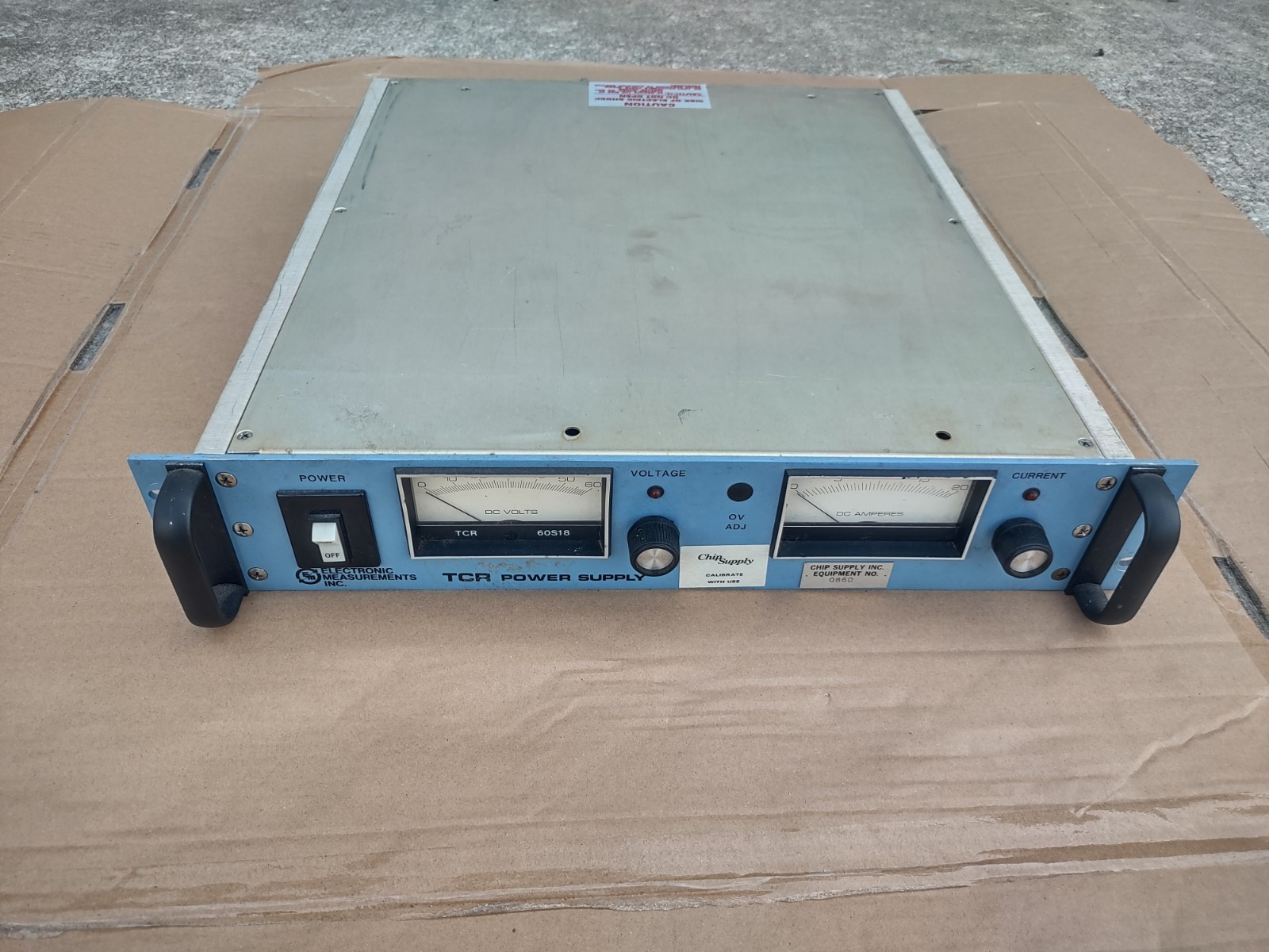 Electronic Measurements TCR 60 S 18-1-0 V-TP 1200W Power Supply