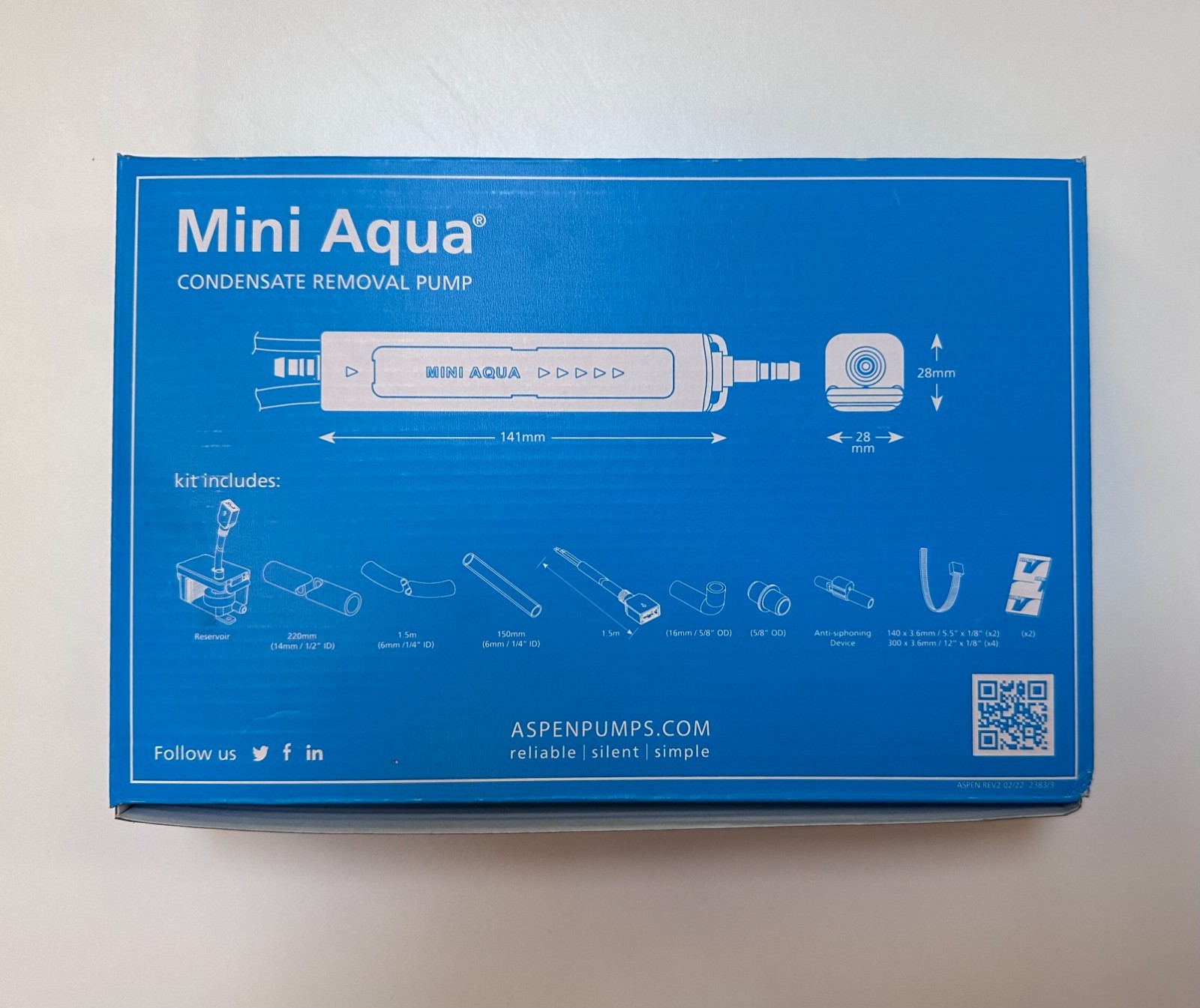 ASPEN 83809 MINI AQUA PUMP KIT DACA-CP1-1 CONDENSATE WATER PUMP