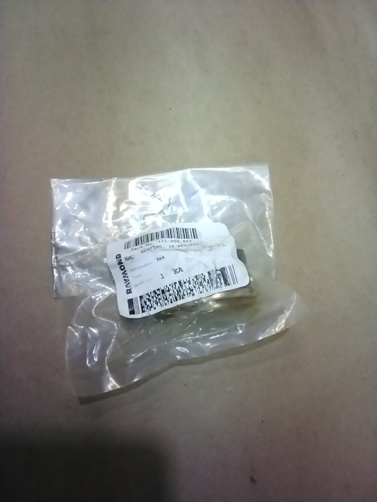 Raymond 111-000-803 Bearing (2 Halves), Packaged
