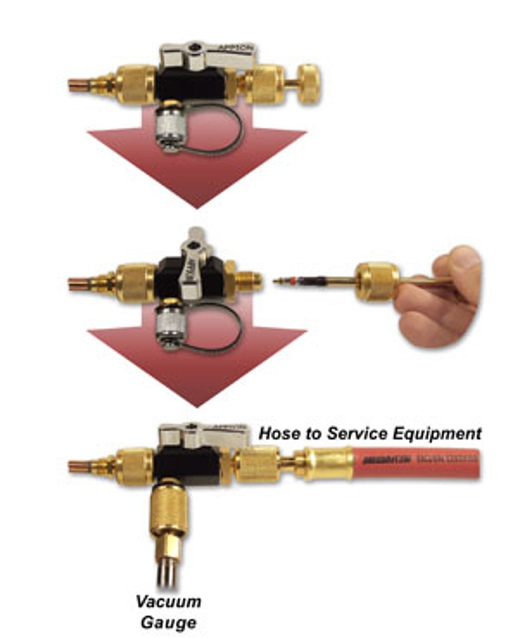 Appion MGAVCT 1/4 Inch MegaFlow Vacuum-Rated Valve Core Removal Tool