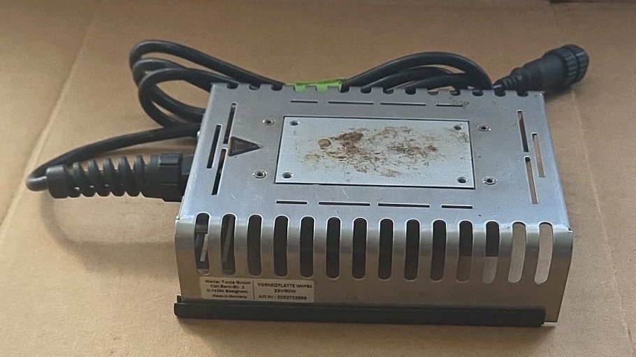 WELLER WHP 80 WHP80 Preheating plate ● tested and works