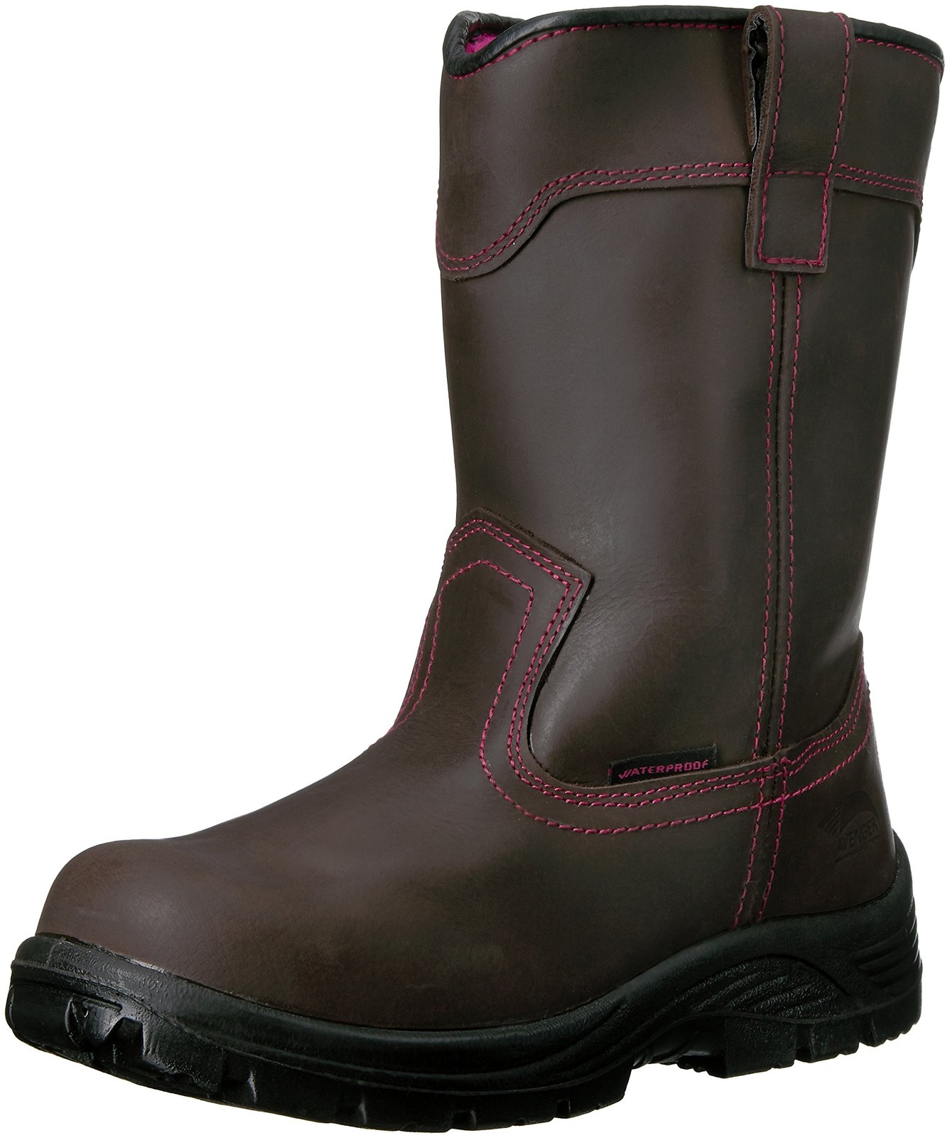 Avenger Safety Footwear Women’s Avenger 7146 Comp Toe Wp Pull on Eh Work Boot…