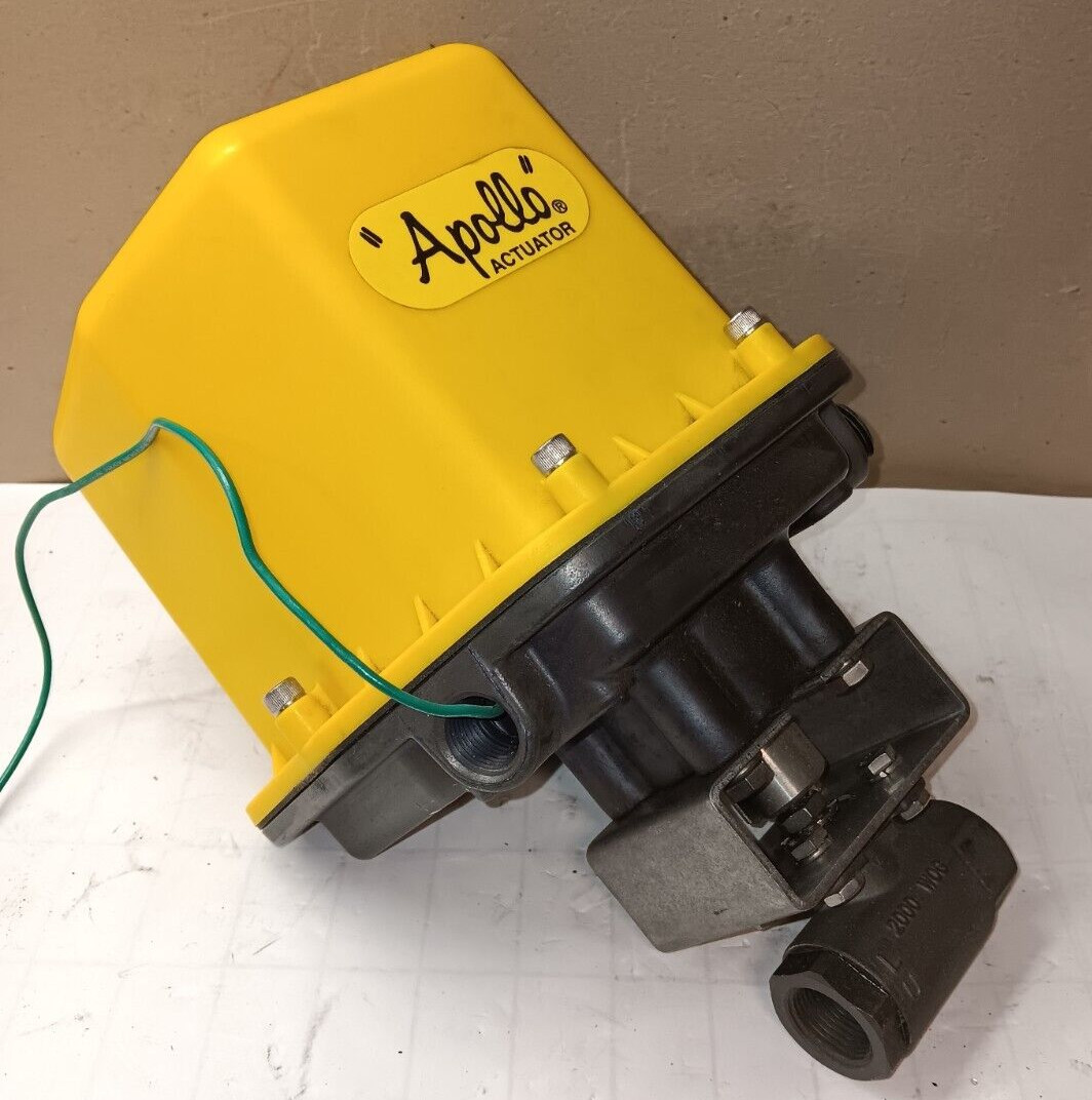 NEW APOLLO AE40010 VALVE ACTUATOR 115 VAC .74 AMP 400 IN LBS TORQUE 10 SEC / 90º