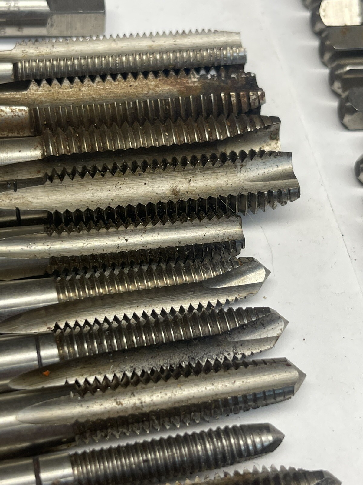51 PCS H.w Co Tap Bit Flute Tapping Bits Press HS lot Tappers Tap As Listed