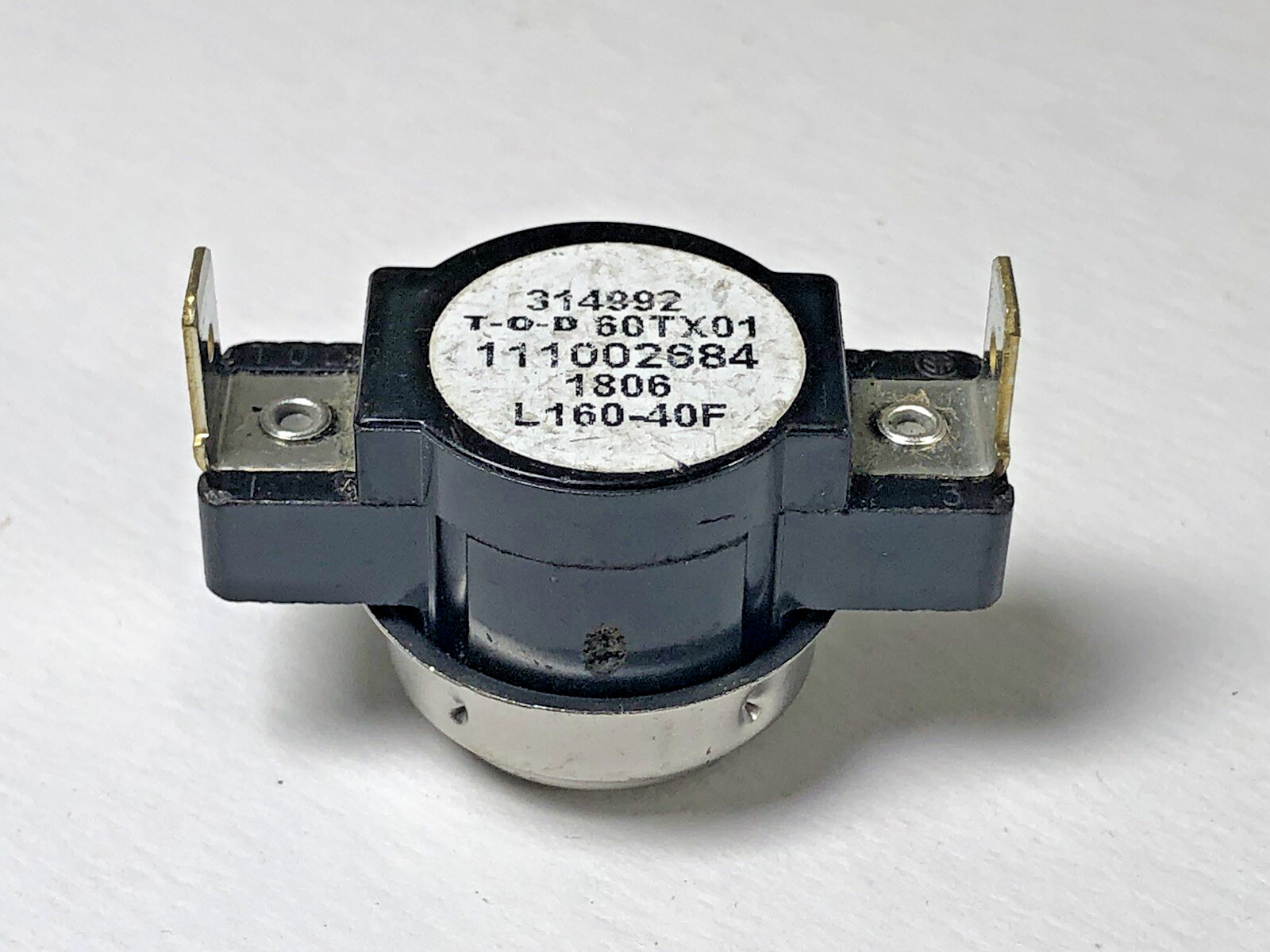 NEW THERM-O-DISC T-O-D THERMAL LIMIT SWITCH L160-40F 60TX01