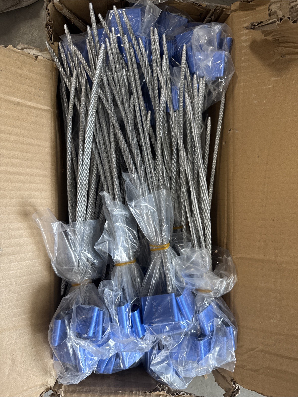 Tydenbrooks 1061008 Hs Cable Seal 12″ X 3/16″, Laser Marked Blue, FS50, 200 Pack