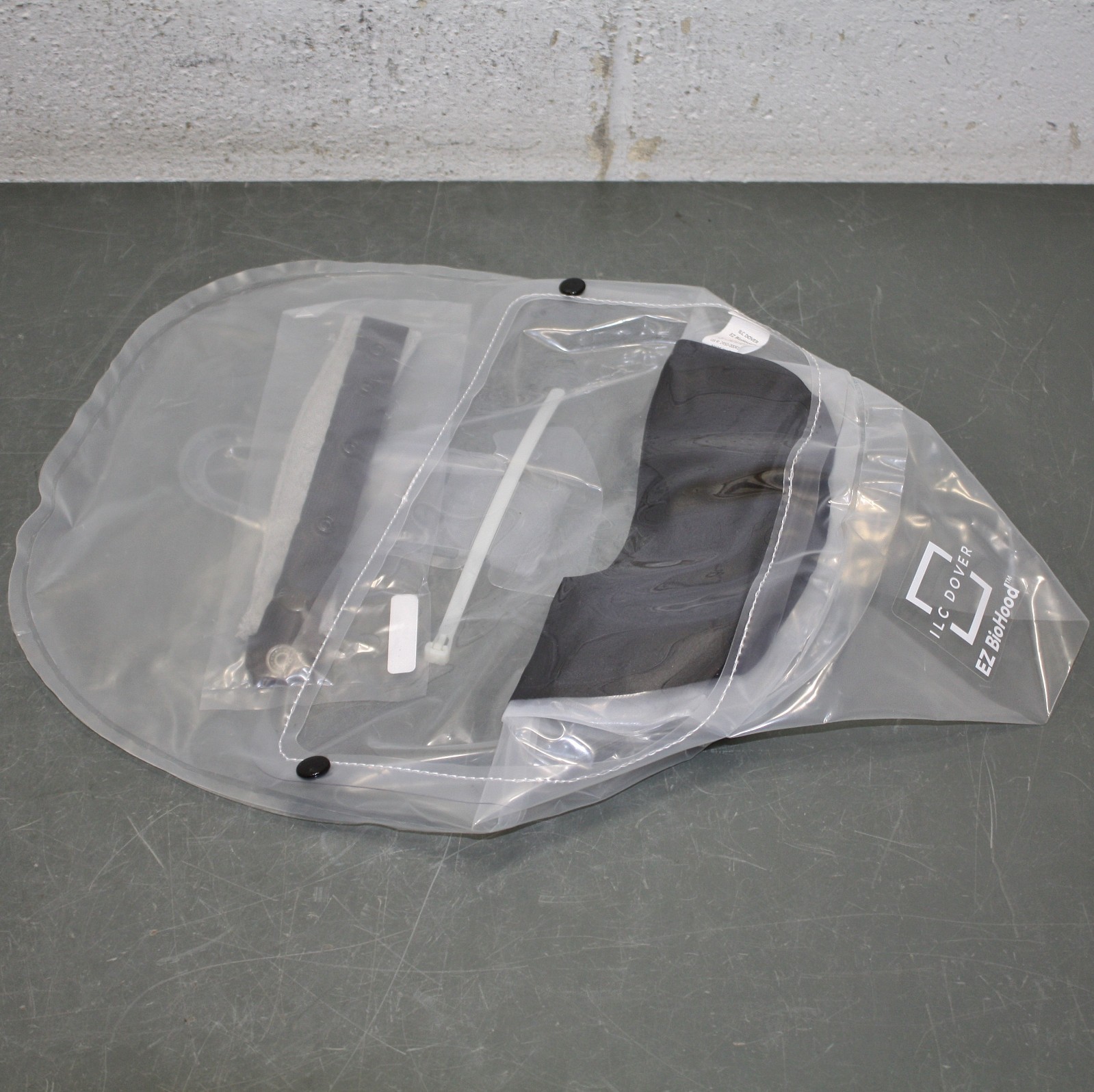 (3) ILC Dover Sentinel XL Respirator Hoods EZ-03, BioHood, Head Harness, PAPR