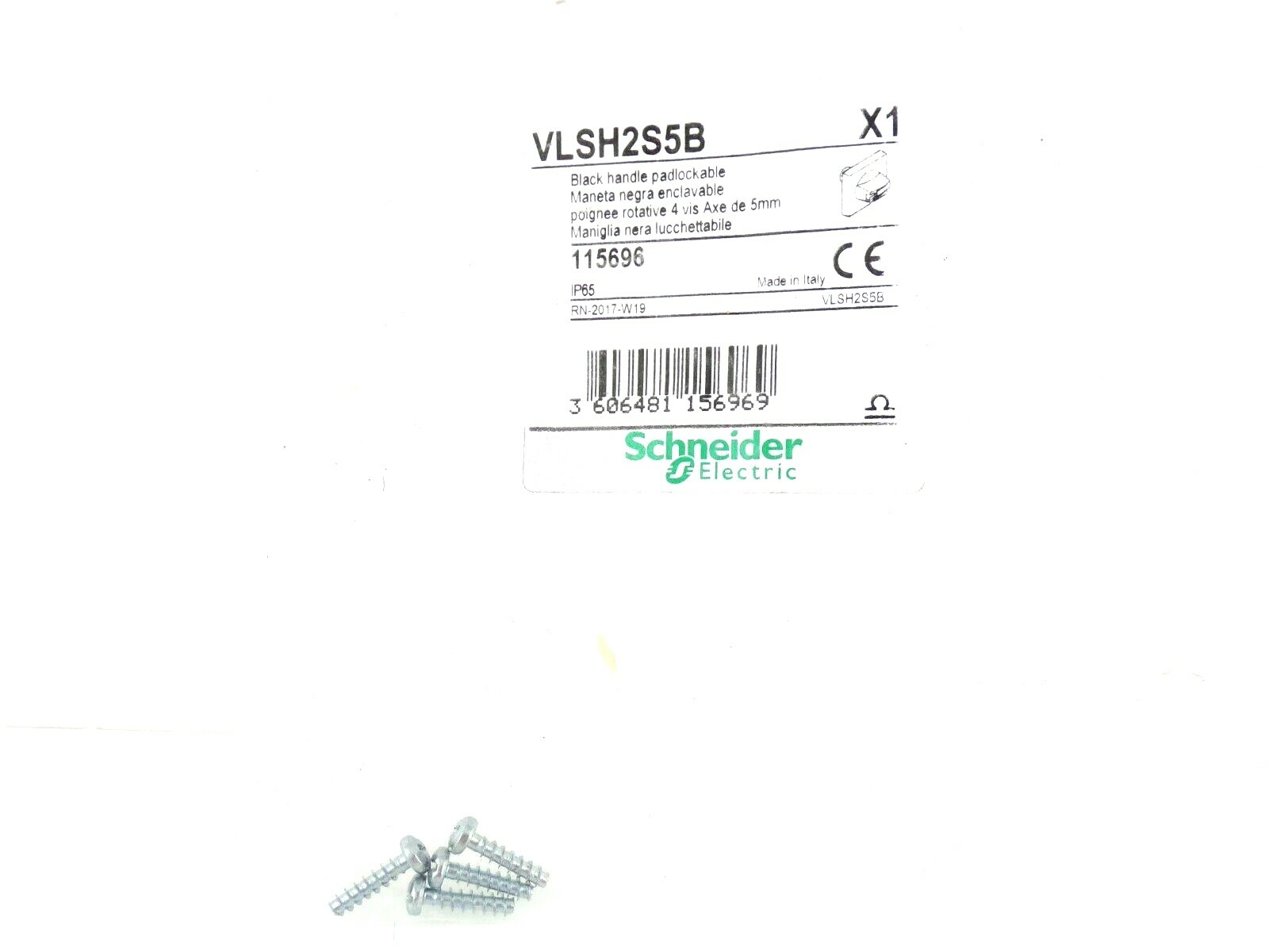 NEW Schneider Electric VLSH2S5B Black Handle Padlockable, Lot of 8 , See Details