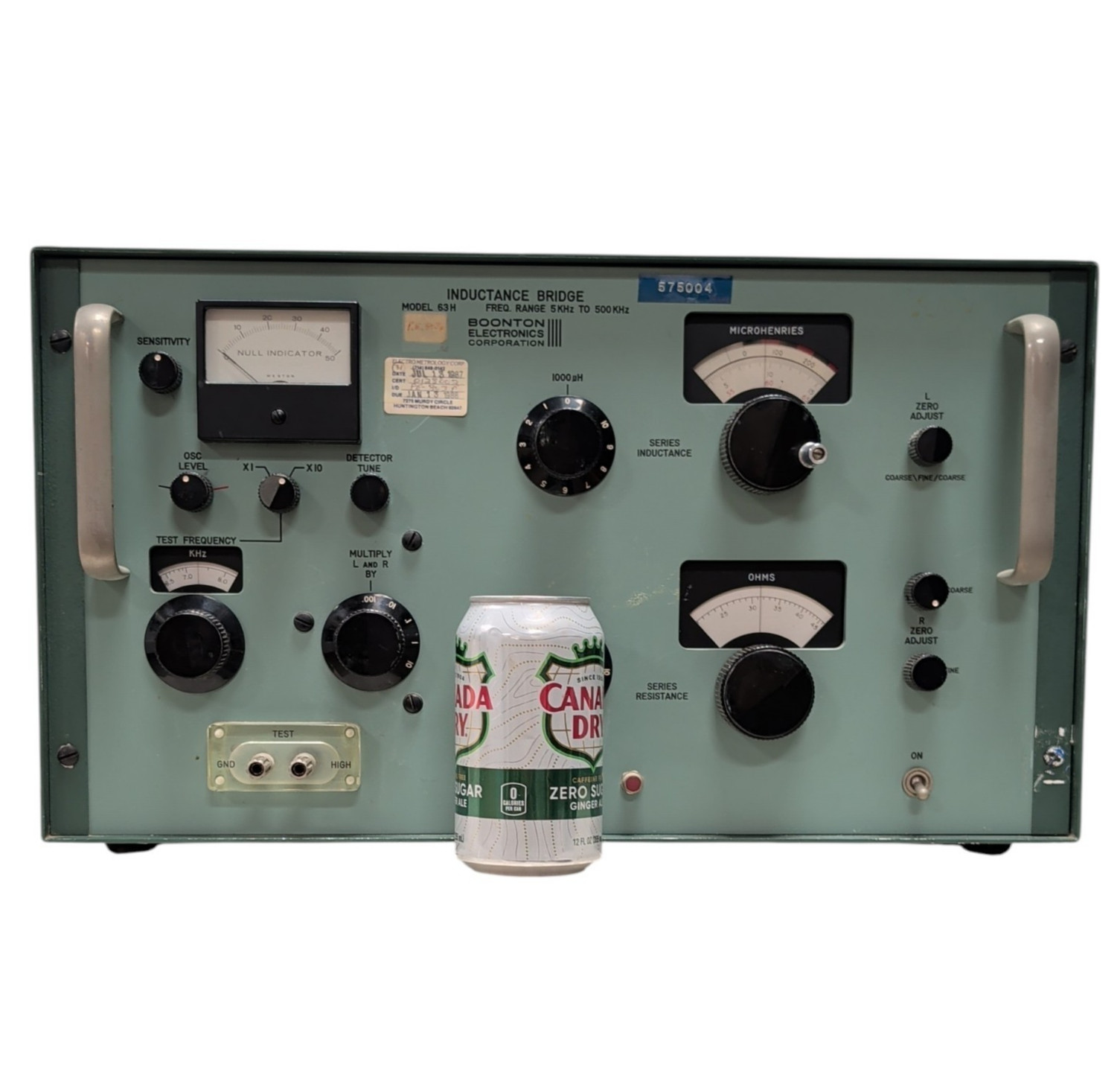 Vintage Boonton Electronics 63H Inductance Bridge 5kHz-500kHz w/ Manual – VIDEO