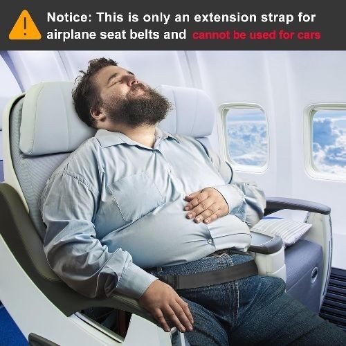 Airplane Seat Belt Extender, Adjustable 7-32″ Airplane Seatbelt Extender – FITS