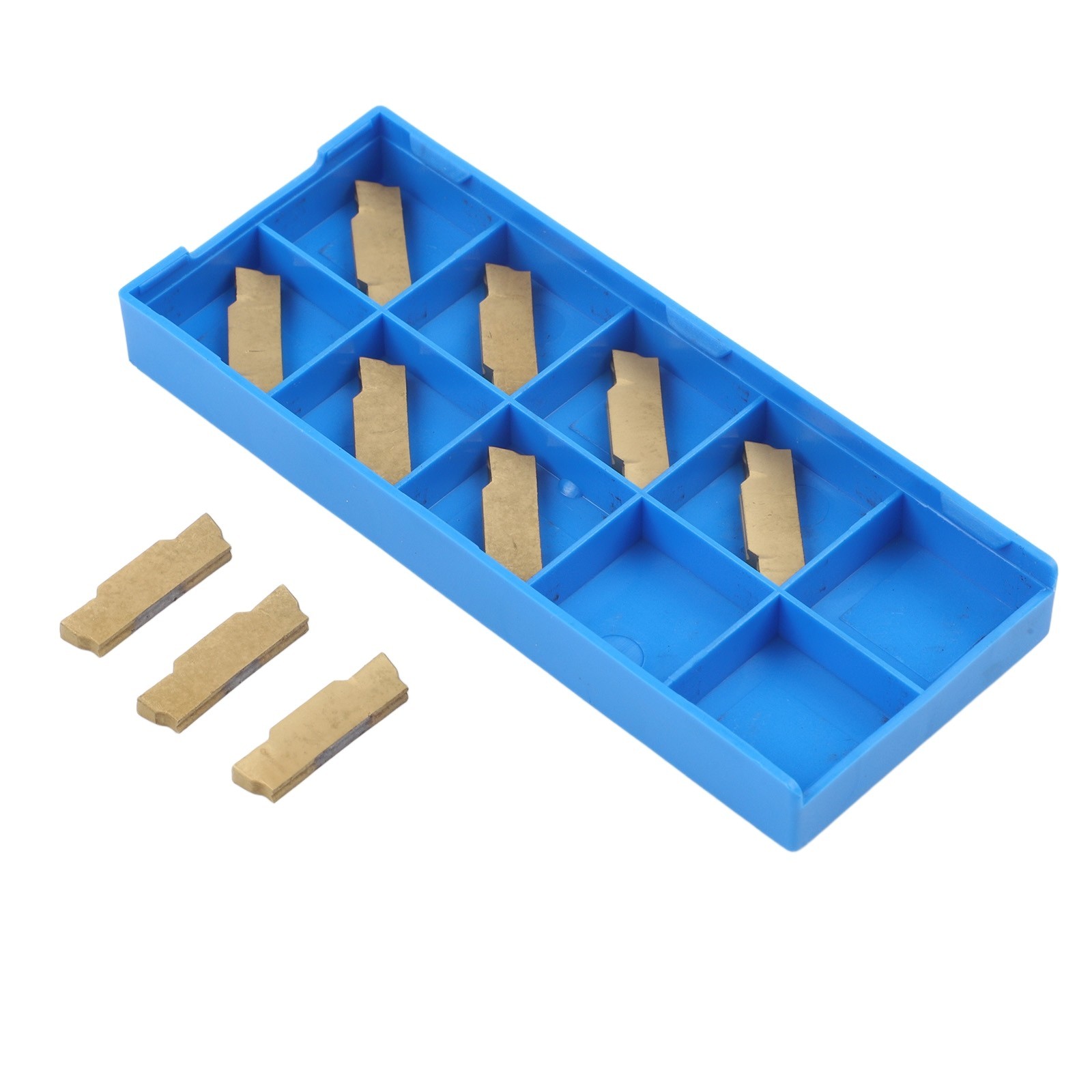 Upgrade Your Grooving Tool with 10PCS Carbide Insert High Quality Material