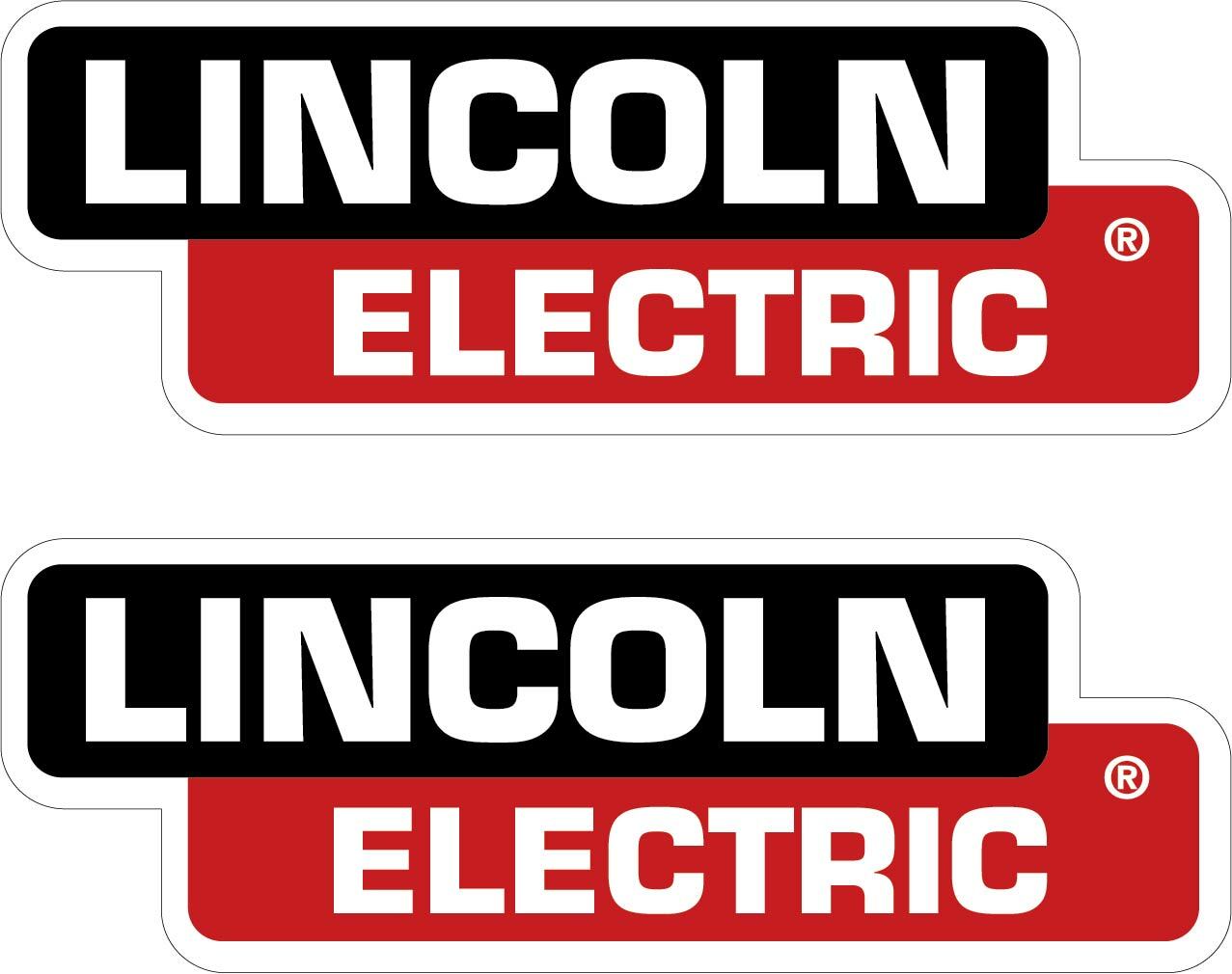 Lincoln (2) Electric Welder Stickers 6.5″ X 19.0″ Free Ship and Tracking P