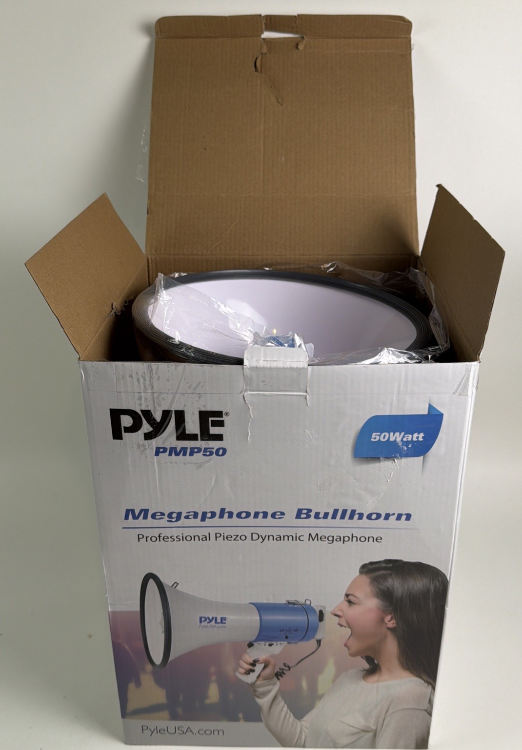 Pyle PMP50 Portable Megaphone Speaker Built-in Siren Adjustable Volume Control