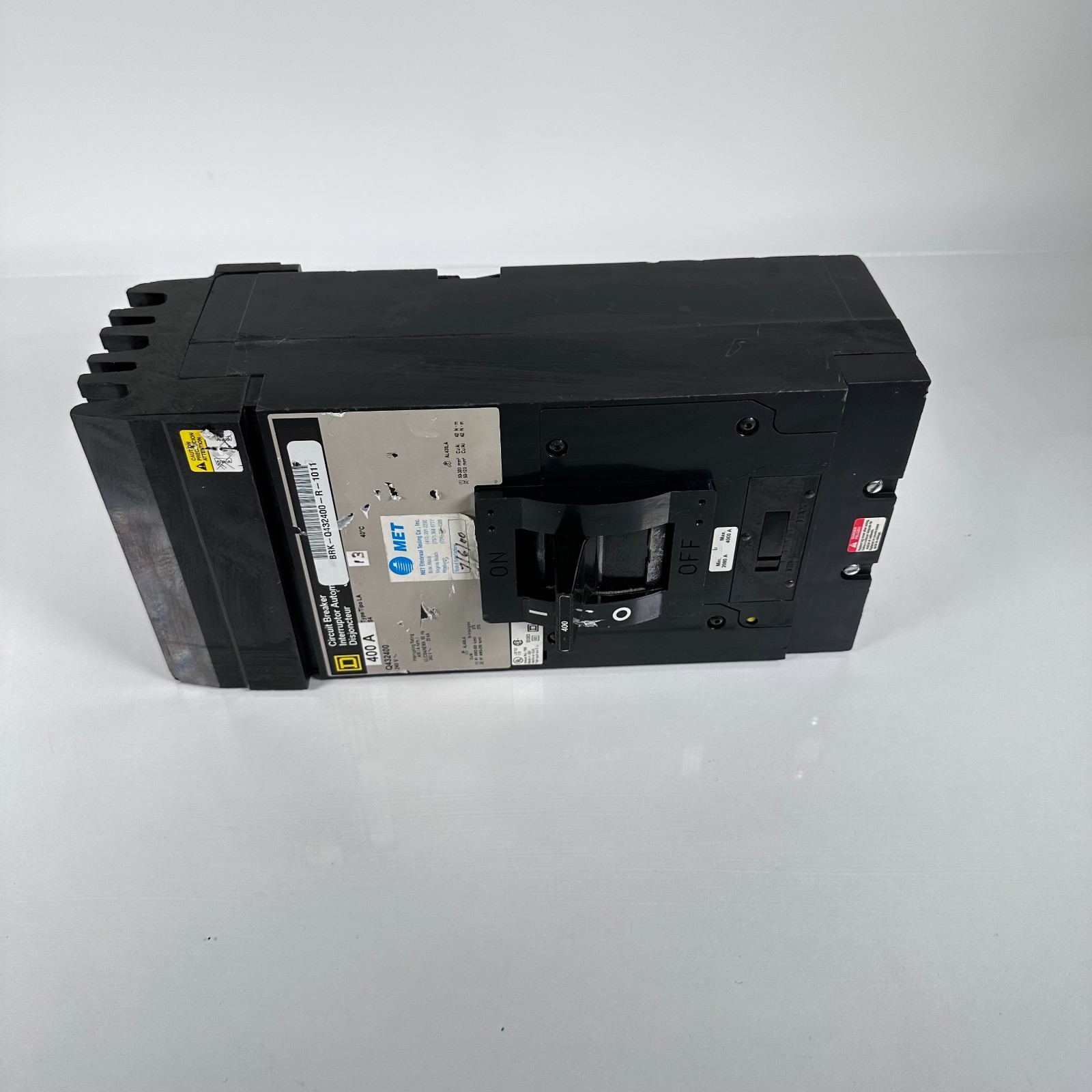 SQUARE D Q432400 400A 3-POLE 240V 25KA Thermal Magnetic Circuit Breaker