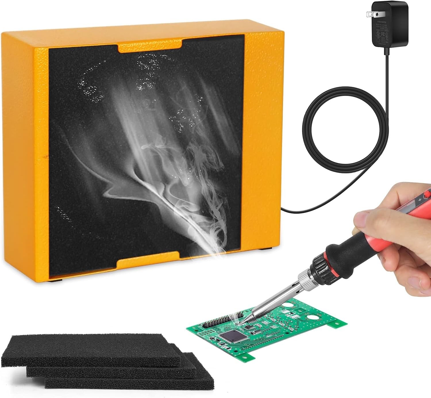 Solder Smoke Absorber Remover Smoke Prevention Absorber Smoke Fan 12V Solderi…
