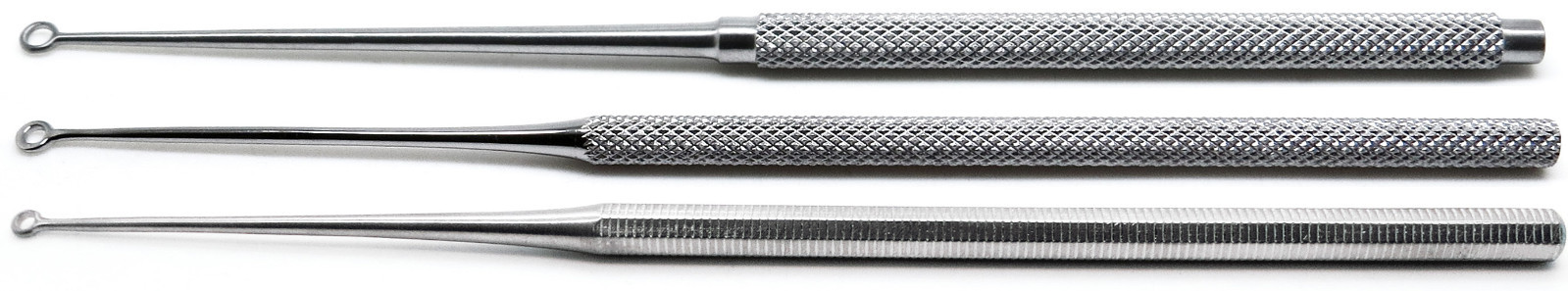 Buck Ear Blunt Curettes #1, #2, #3 Surgical Straight 6.5″ ENT New Set of 3 Pcs