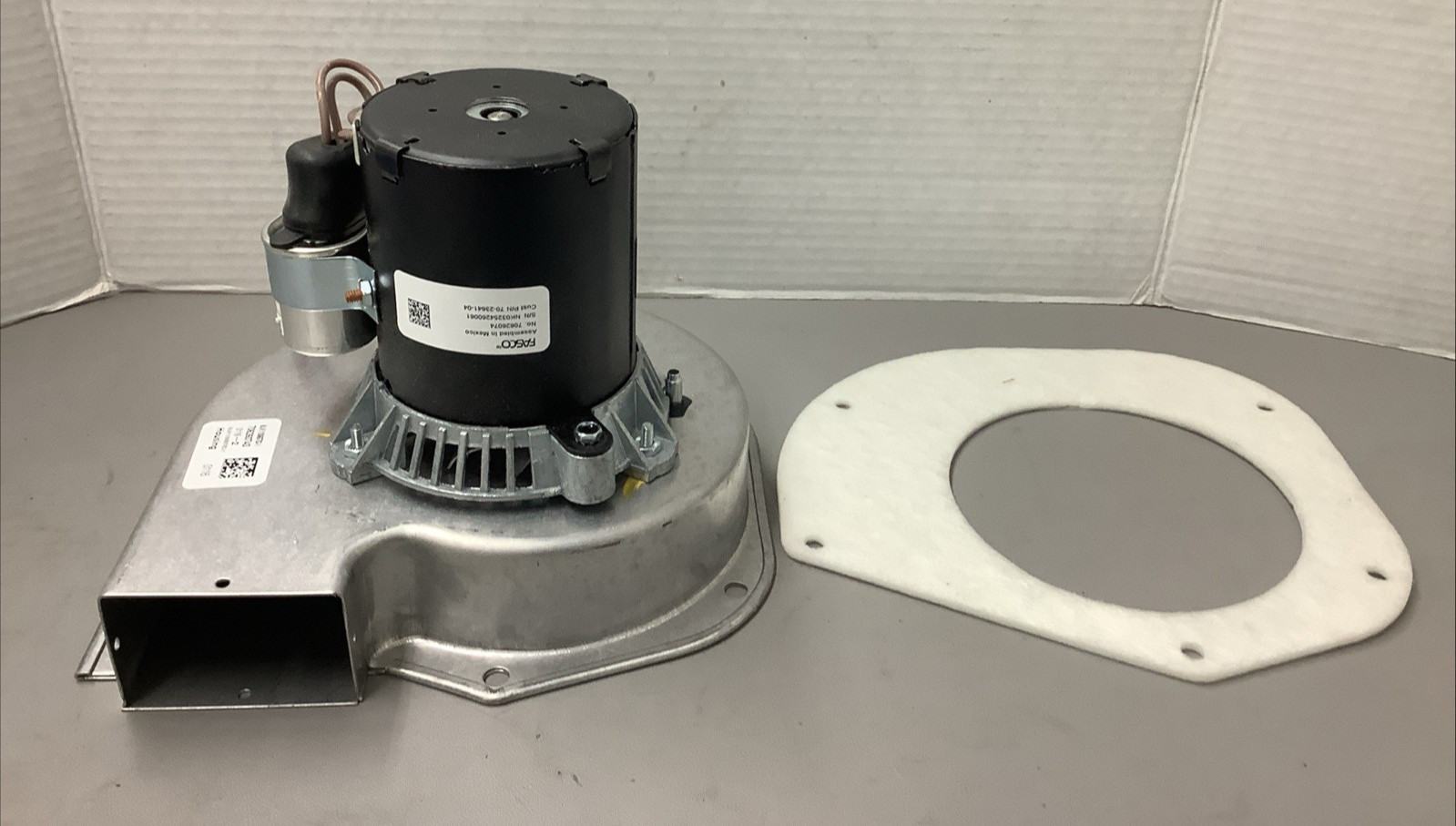 Fasco 70626074 Draft Inducer Blower Assy 208-230V 0.10/0.15A 3350/2500 RPM (r60)